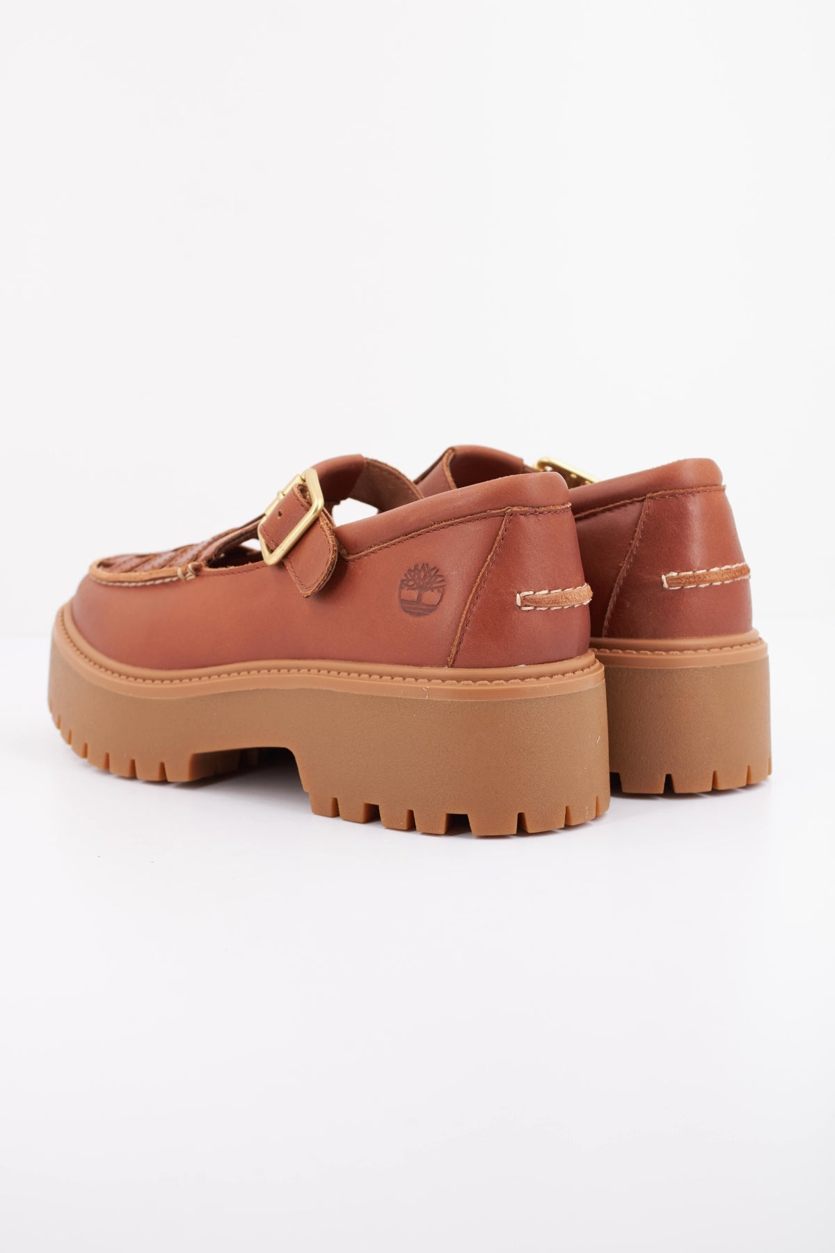 TIMBERLAND WOVEN BUCKLE LOAFER en color MARRON (4)
