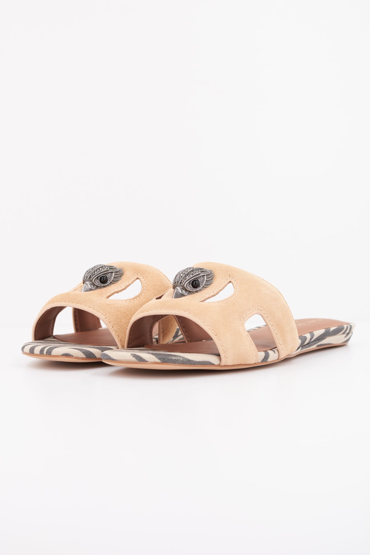 KURT GEIGER LONDON  EAGLE CUT OUT  en color MARRON CLARO (2)