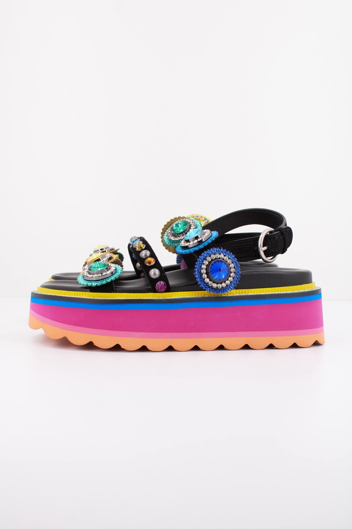 KURT GEIGER LONDON OCTAVIA SLING PLATFORM en color MULTICOLOR (1)