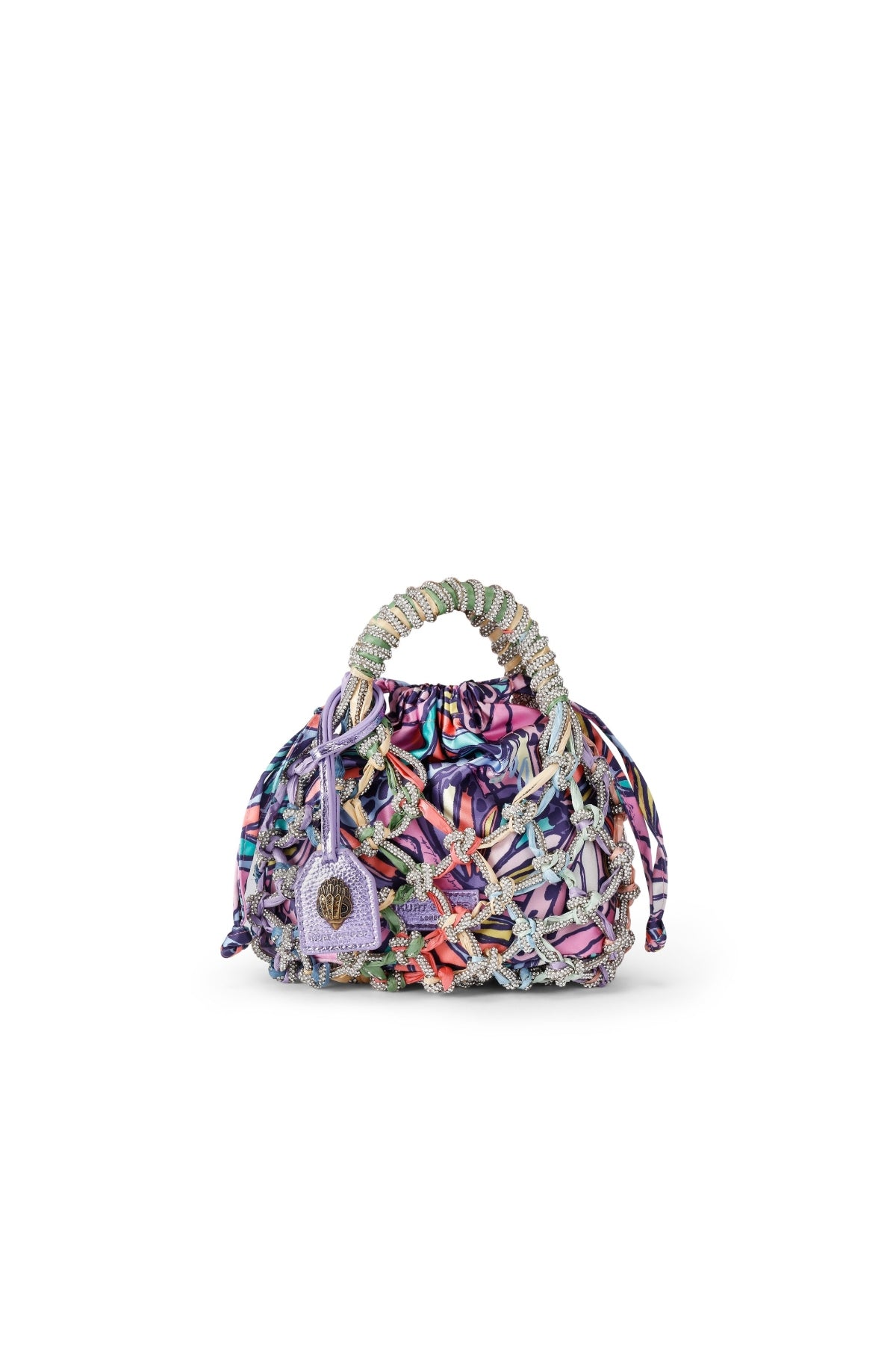 KURT GEIGER LONDON SM MACRAME CRYSTAL BAG en color MULTICOLOR (1)