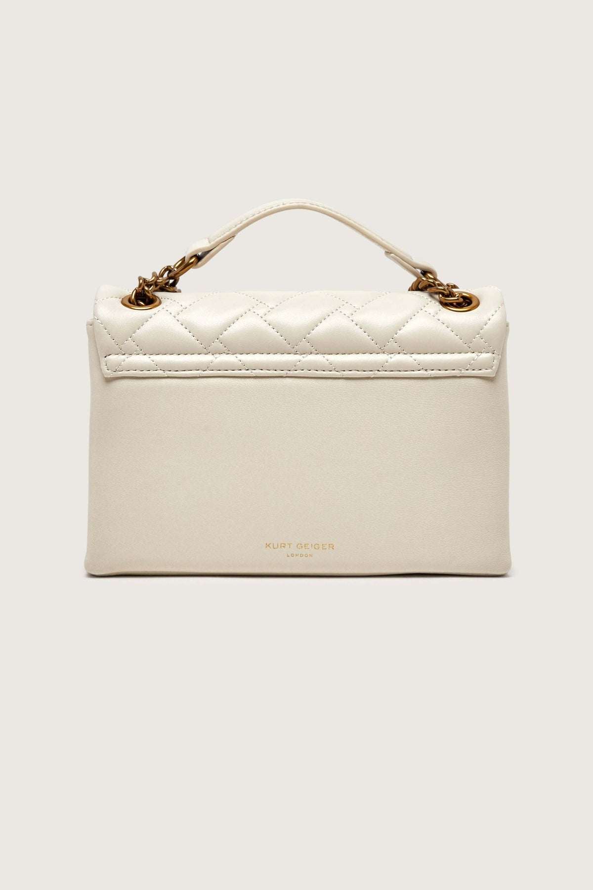 KURT GEIGER LONDON  LEATHER MD KENSINGTON  en color BLANCO (2)