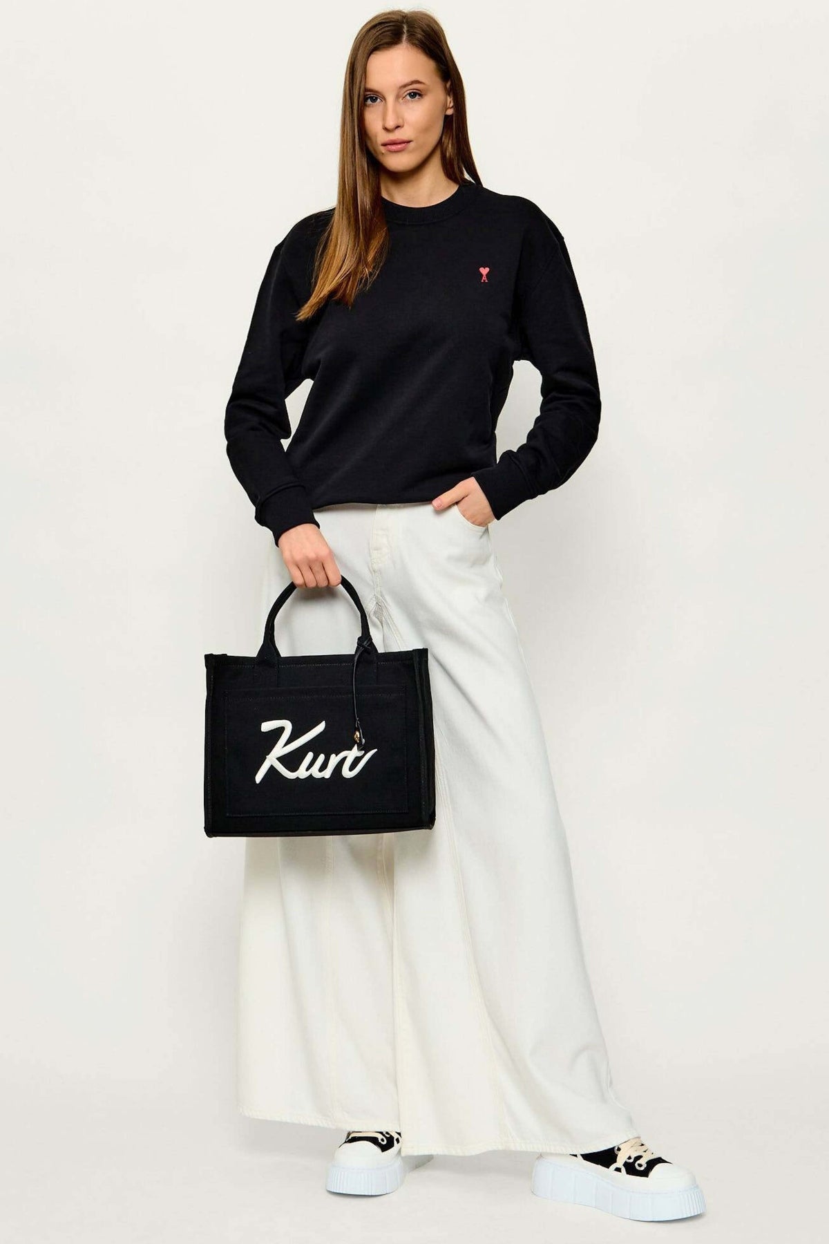 KURT GEIGER LONDON  KURT TOTE  en color NEGRO (1)