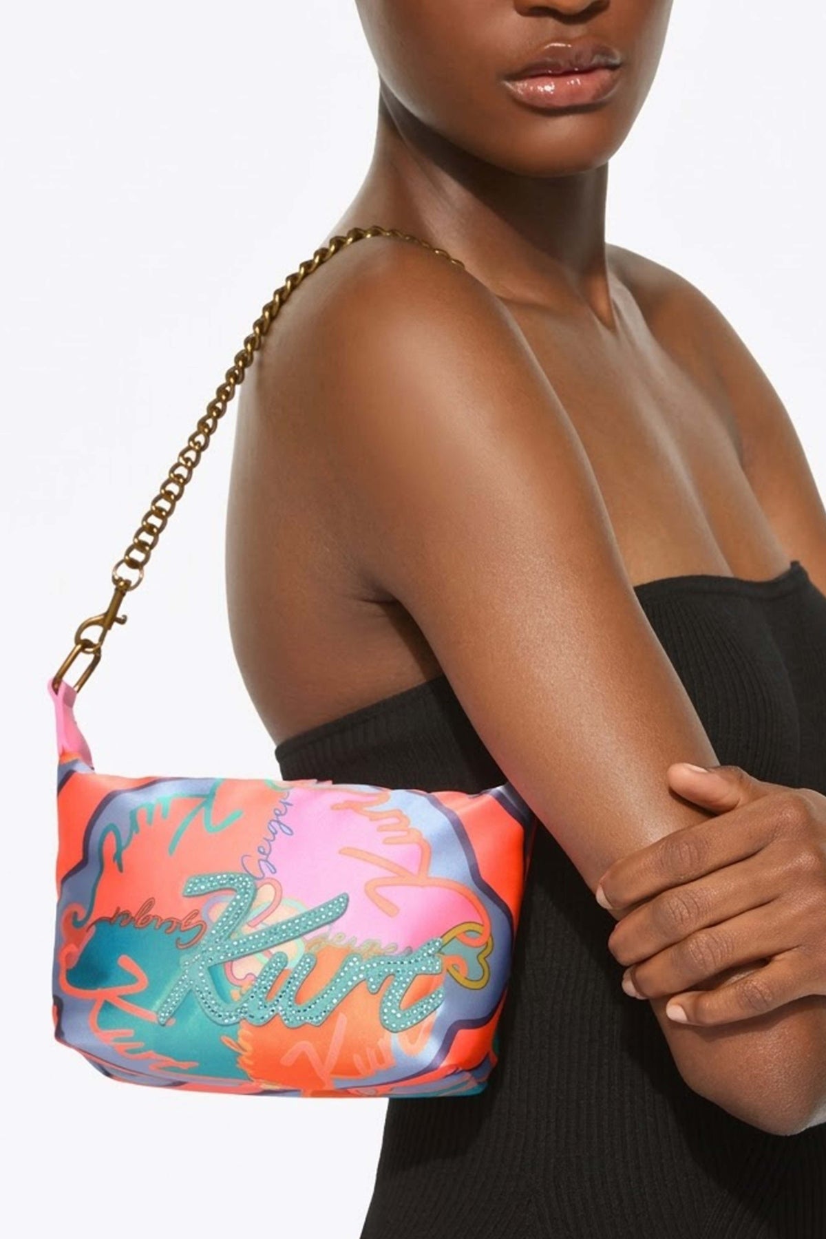 KURT GEIGER LONDON SOFT SHOULDER BAG en color MULTICOLOR (4)