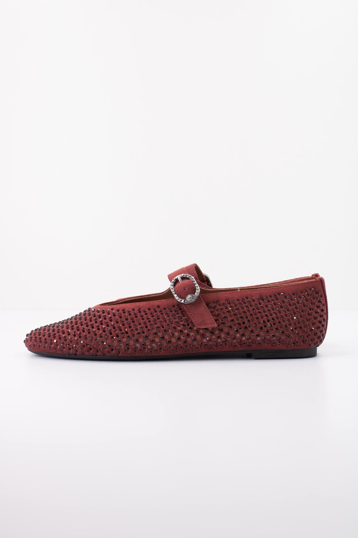 KURT GEIGER LONDON MAYFAIR BALLET FLAT en color BURDEOS (1)