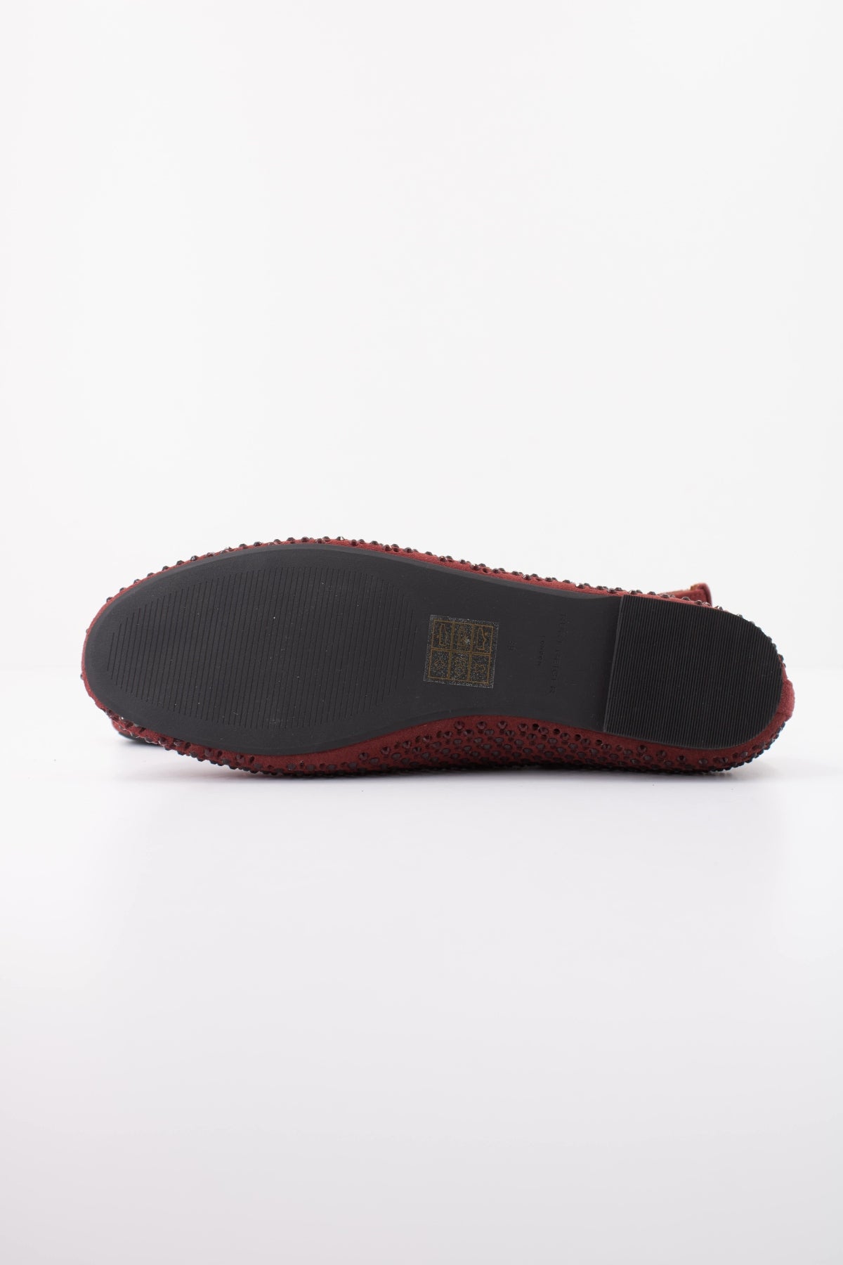 KURT GEIGER LONDON MAYFAIR BALLET FLAT en color BURDEOS (5)