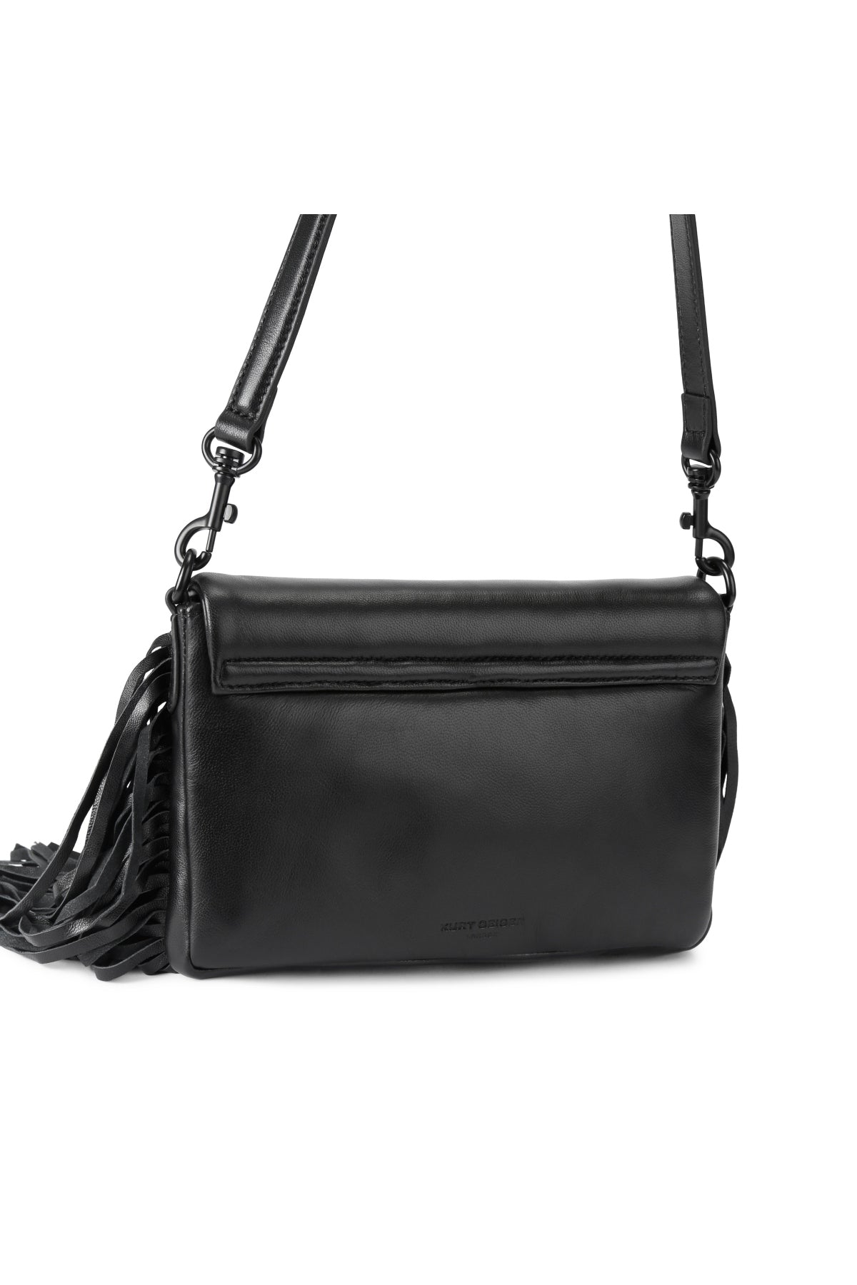 KURT GEIGER LONDON SM OXFORD FRINGE SHOULD en color NEGRO (4)