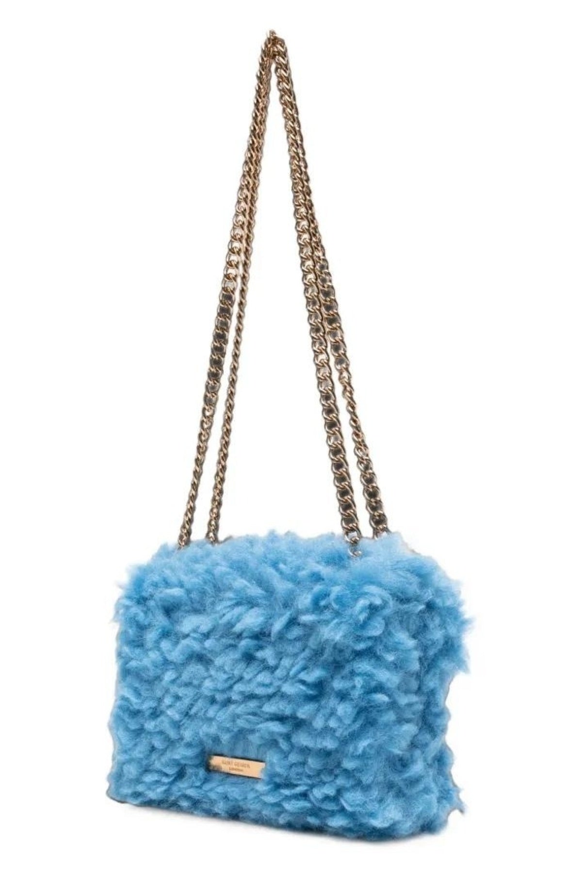 KURT GEIGER LONDON KENSINGTON F FUR en color AZUL (2)