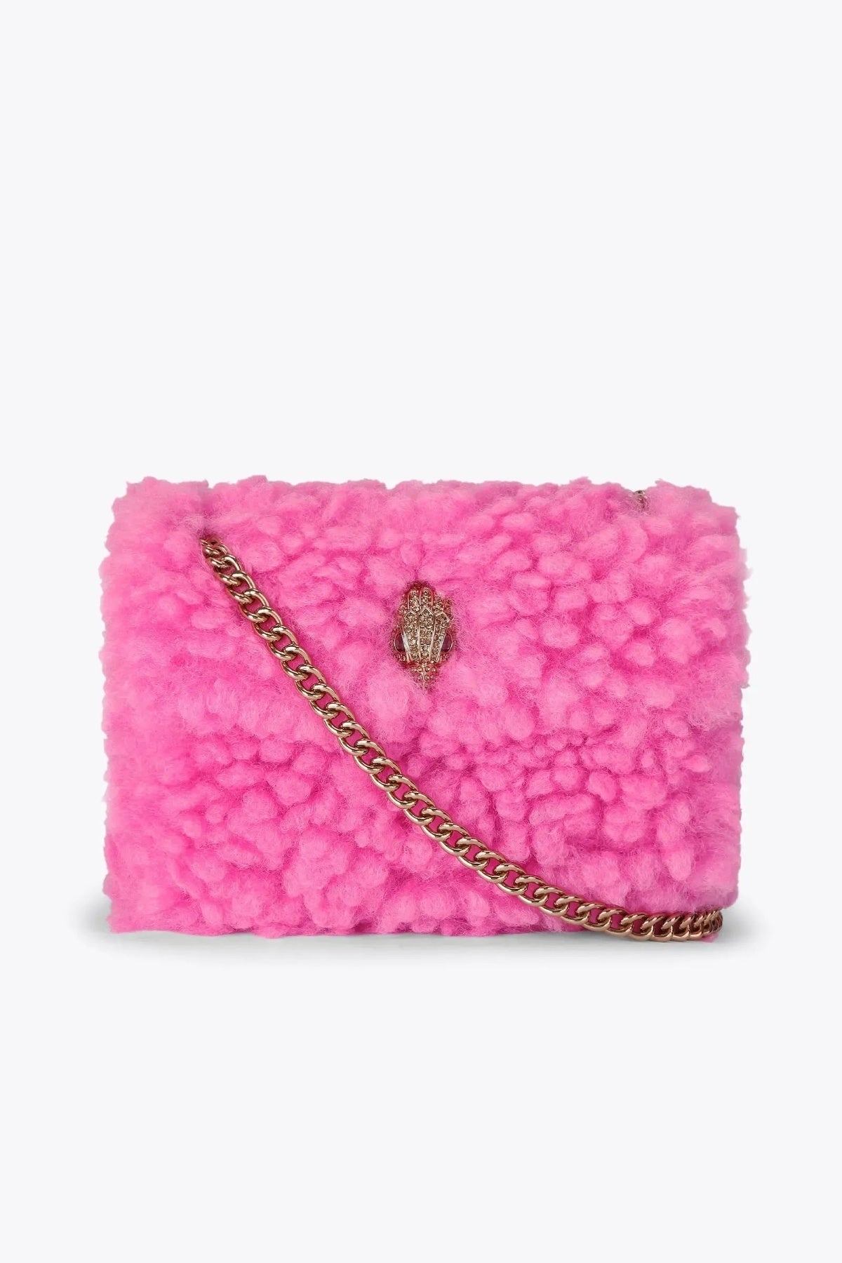 KURT GEIGER LONDON  MINI KENSINGTON F FUR  en color ROSA (1)