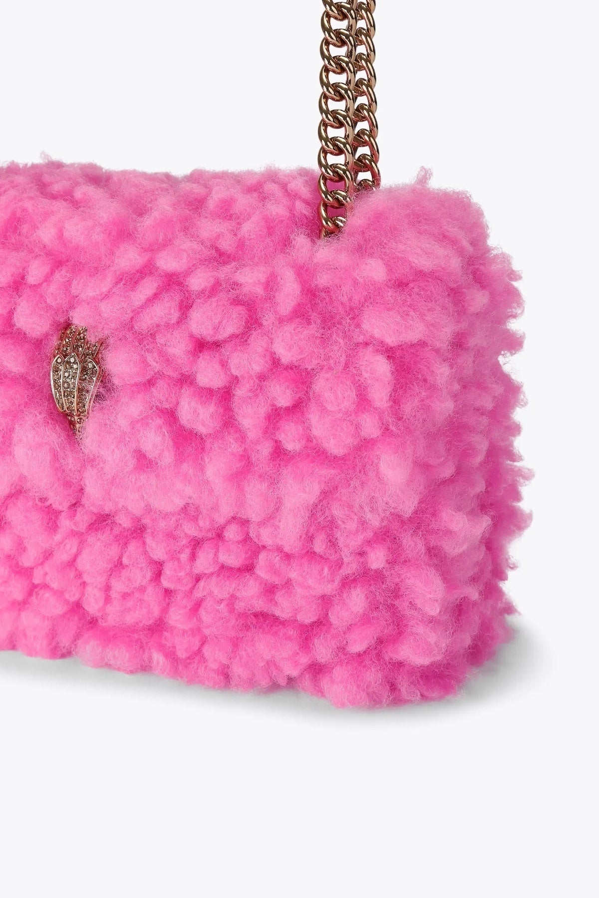 KURT GEIGER LONDON  MINI KENSINGTON F FUR  en color ROSA (3)