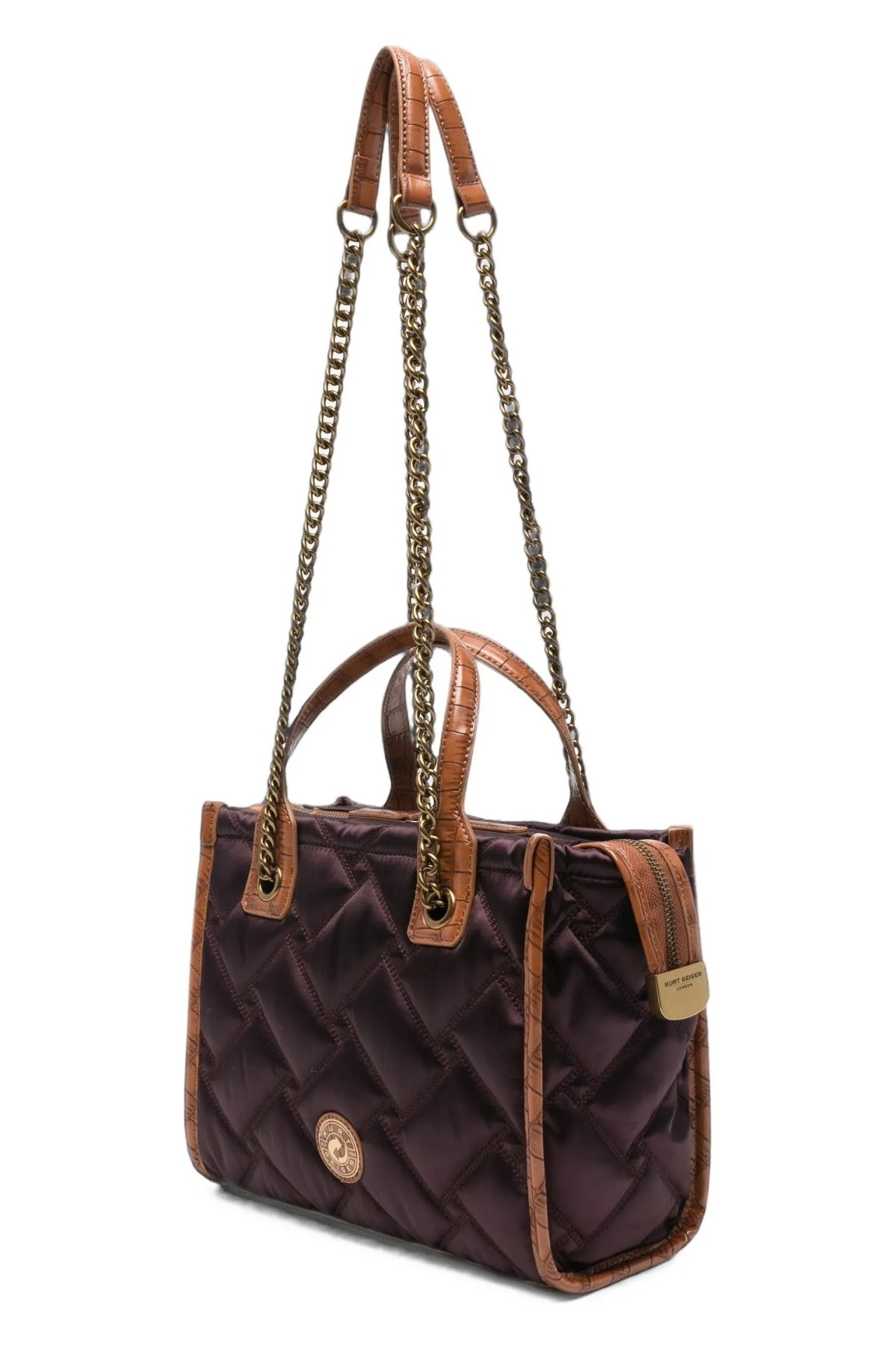 KURT GEIGER LONDON HOXTON SM SHOPPER en color MARRON (2)
