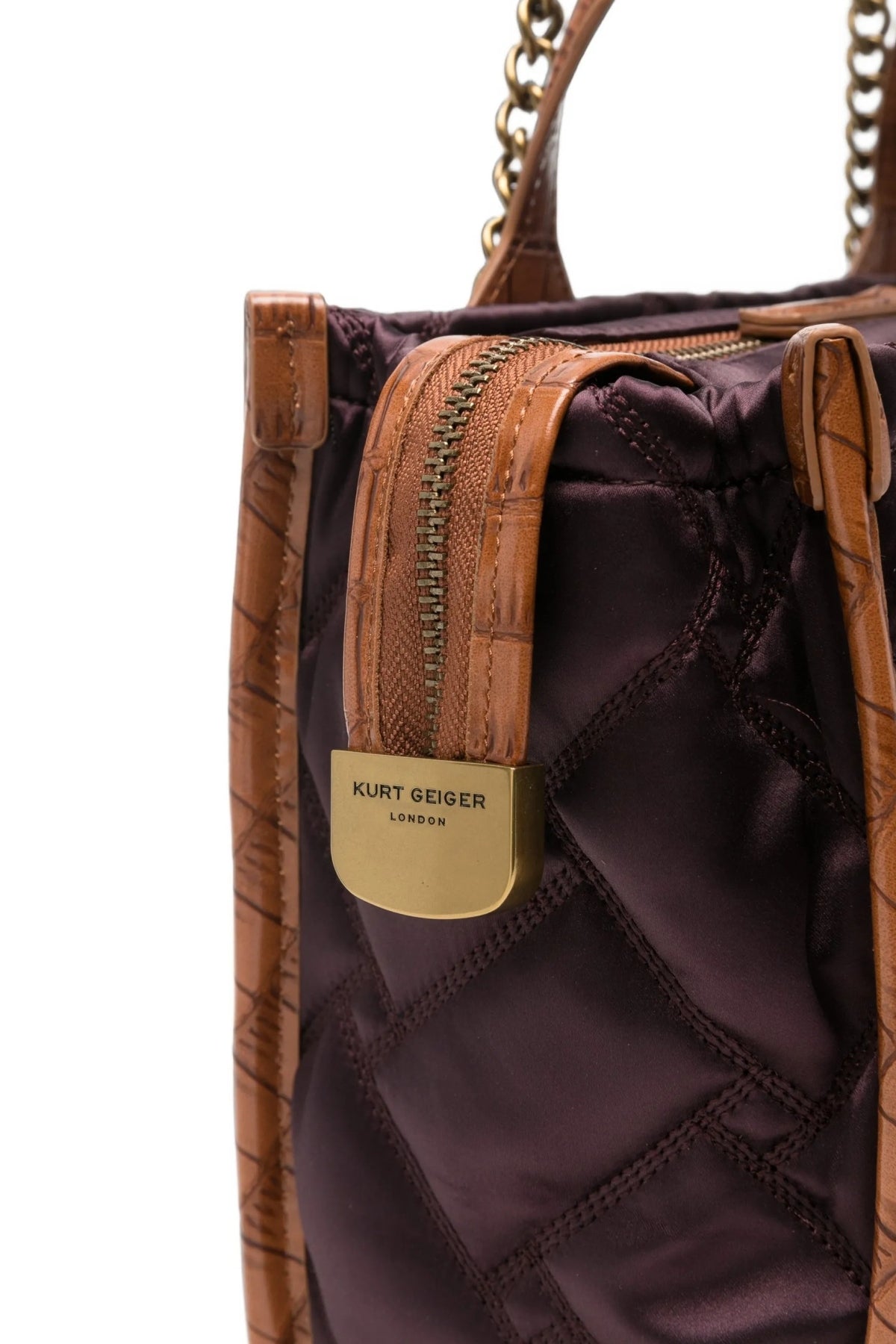 KURT GEIGER LONDON HOXTON SM SHOPPER en color MARRON (3)