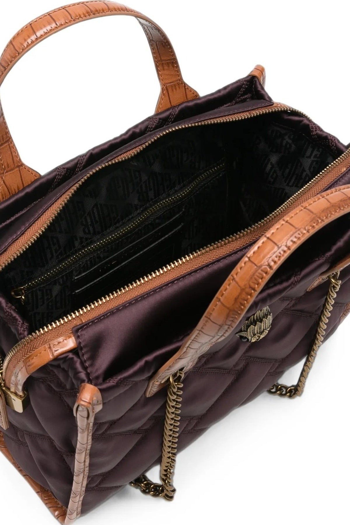 KURT GEIGER LONDON HOXTON SM SHOPPER en color MARRON (4)