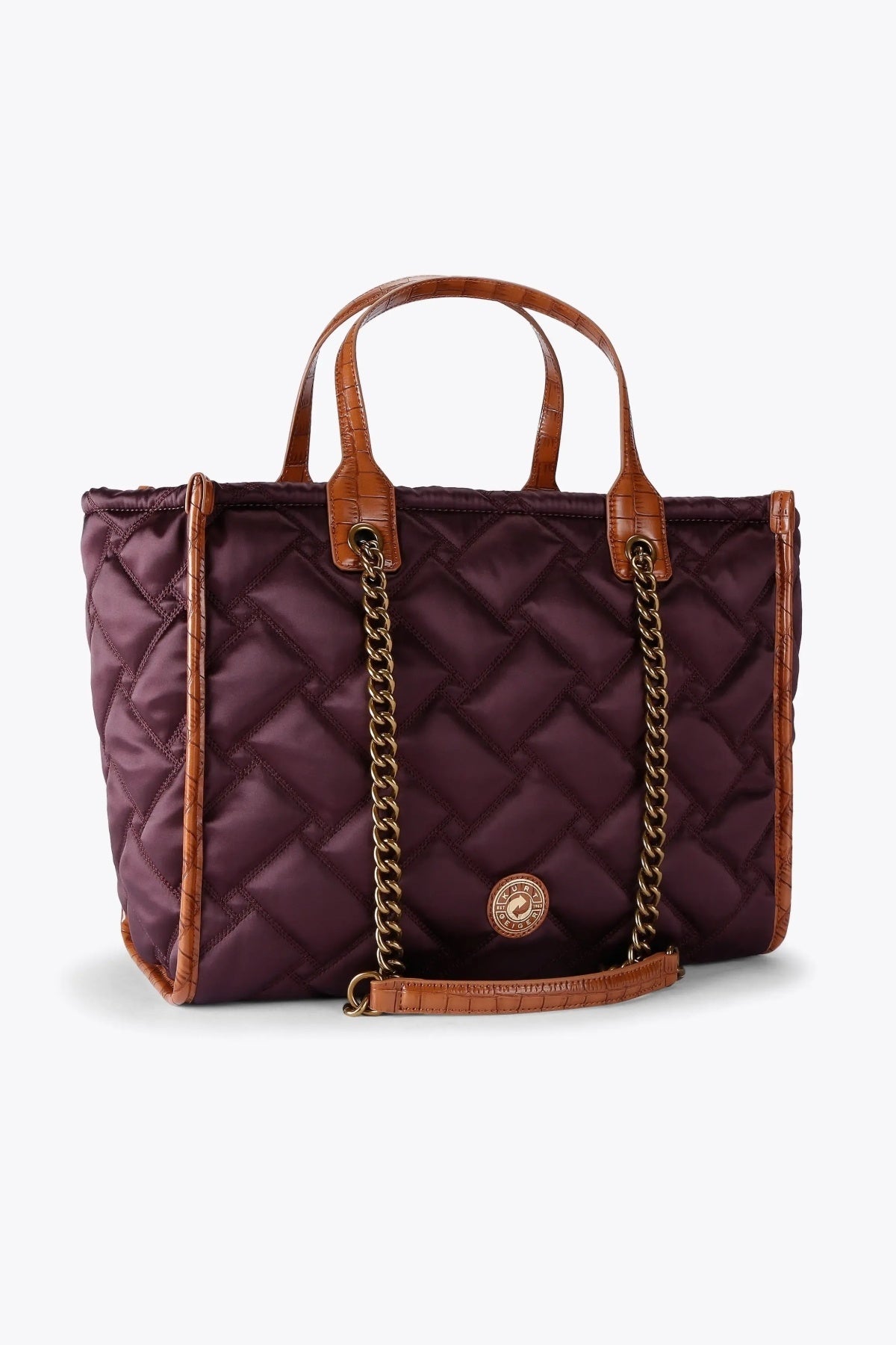 KURT GEIGER LONDON HOXTON SHOPPER en color BURDEOS (4)