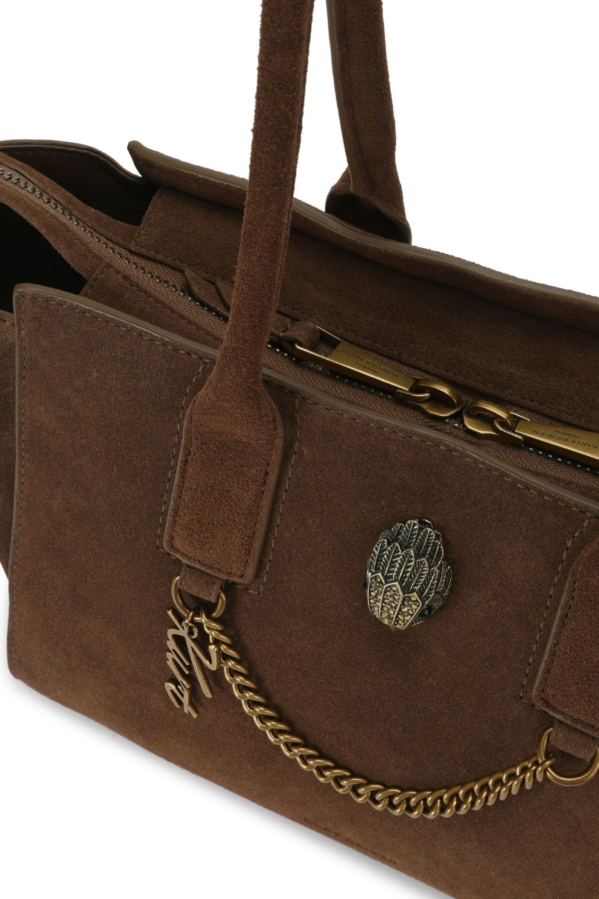 KURT GEIGER LONDON SLOANE SM SHOPPER K en color MARRON (4)