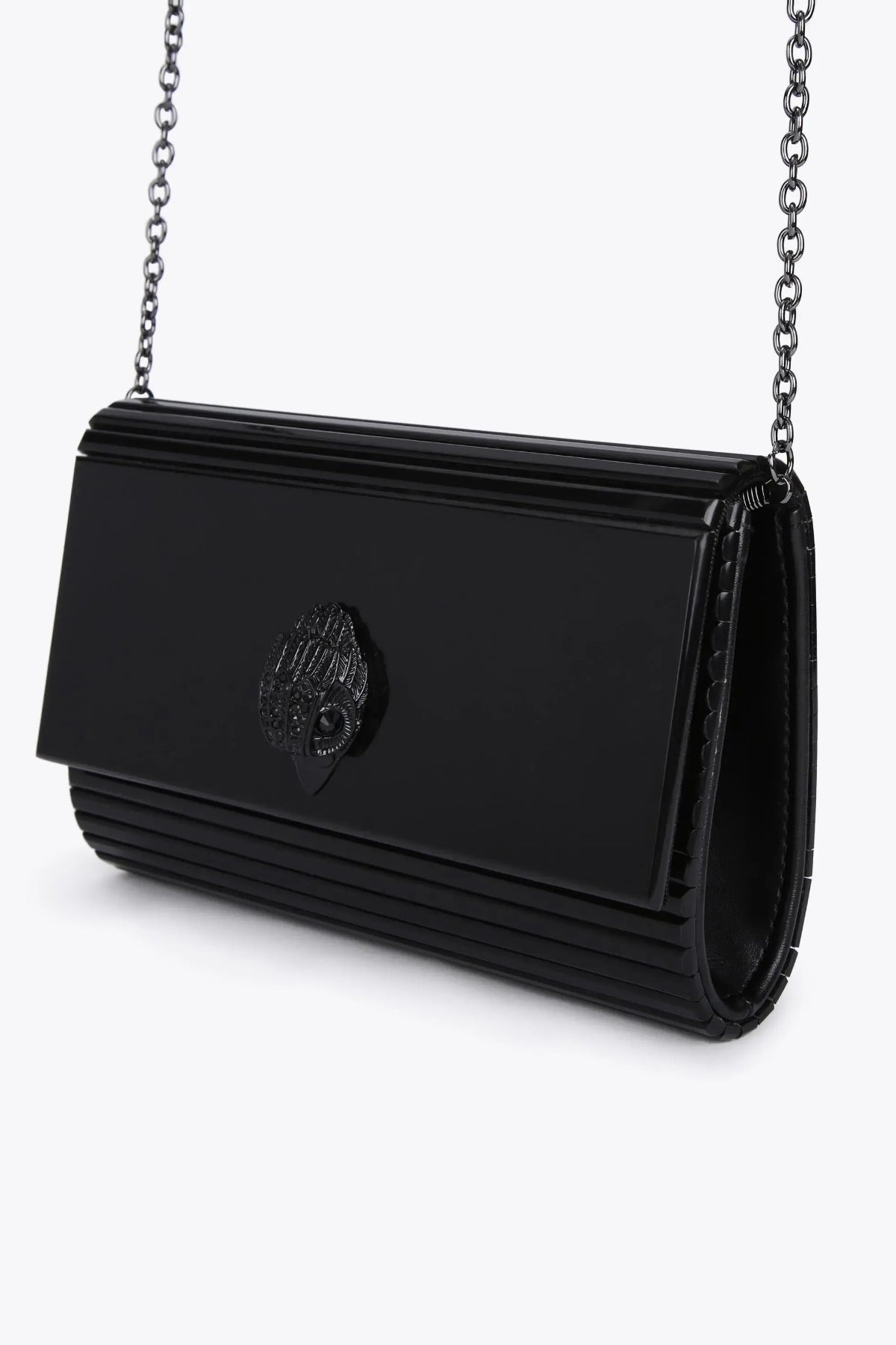KURT GEIGER LONDON  PARTY EAGLE CLUTCH DREN  en color NEGRO (3)