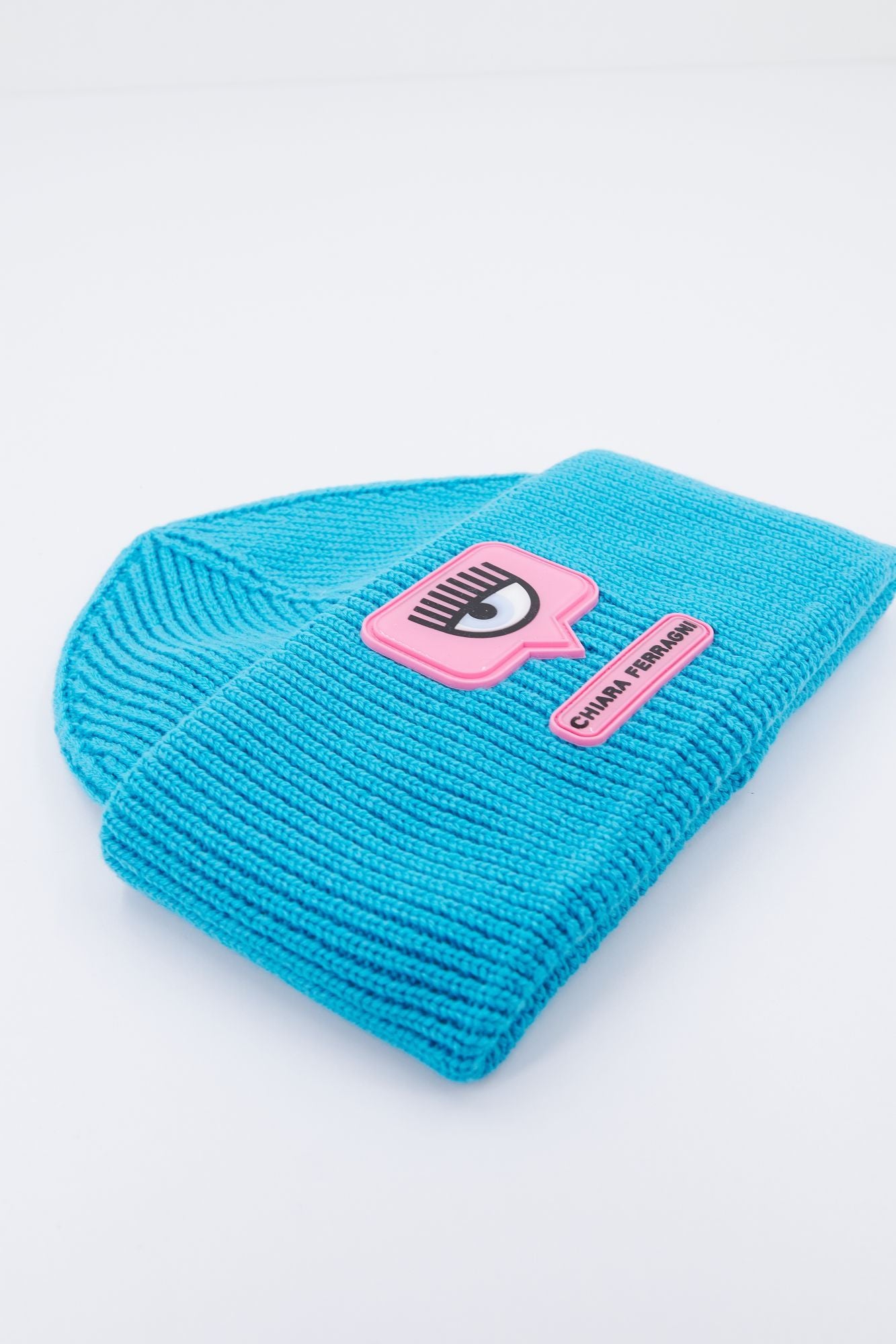 CHIARA FERRAGNI EYELIKE COLOURED PATCH WOOL en color AZUL (2)