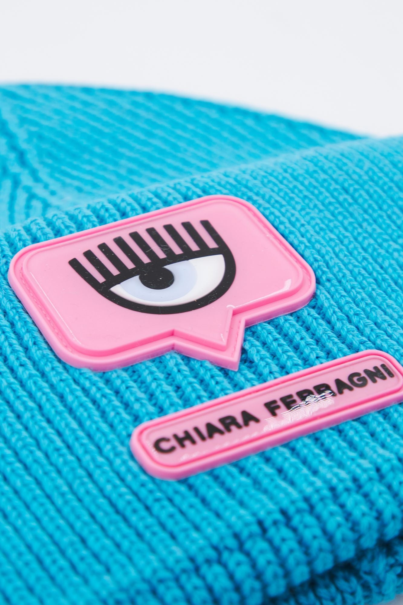 CHIARA FERRAGNI EYELIKE COLOURED PATCH WOOL en color AZUL (4)