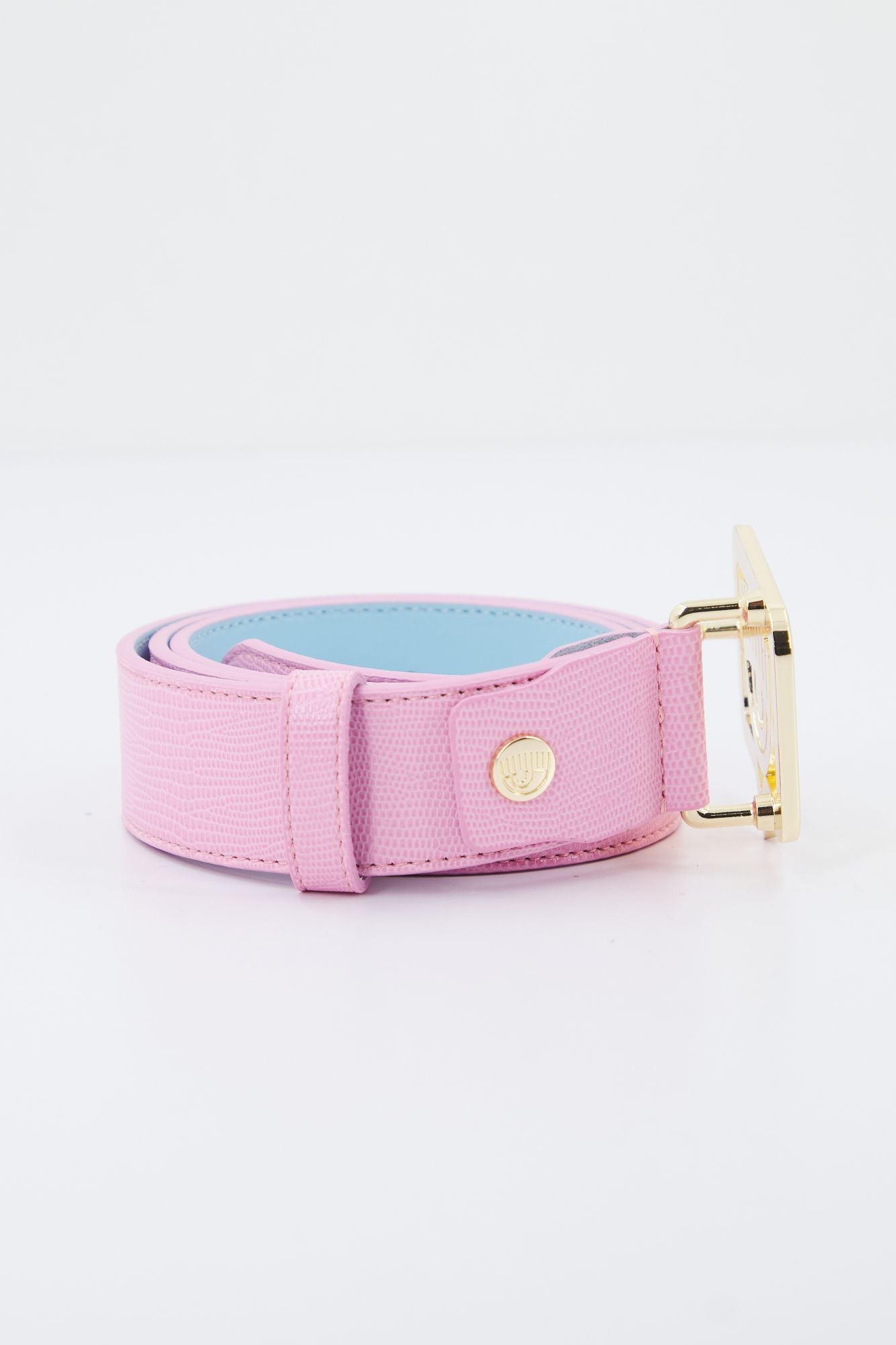 CHIARA FERRAGNI EYETAG BELT WITH PURSES en color ROSA (3)