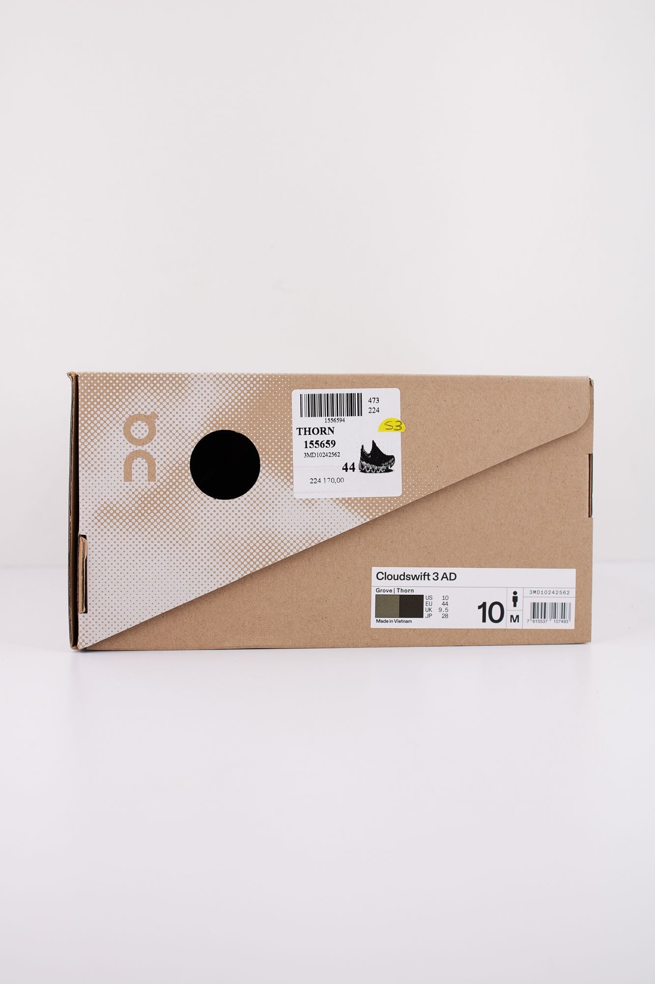 ON RUNNING  CLOUDSWIFT 3 AD en color VERDE (6)