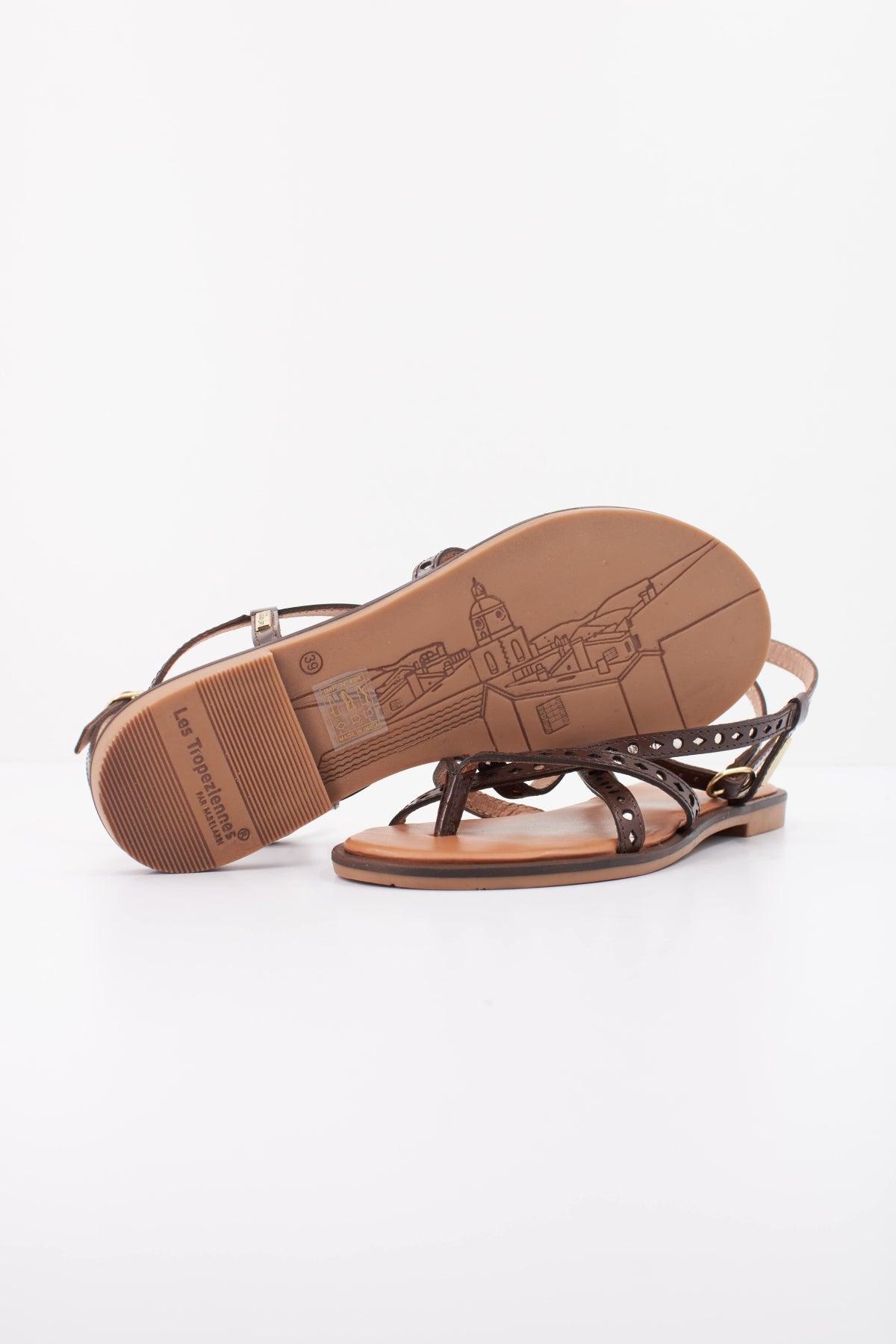 LES TROPEZIENNES HELECTRIC en color MARRON (5)