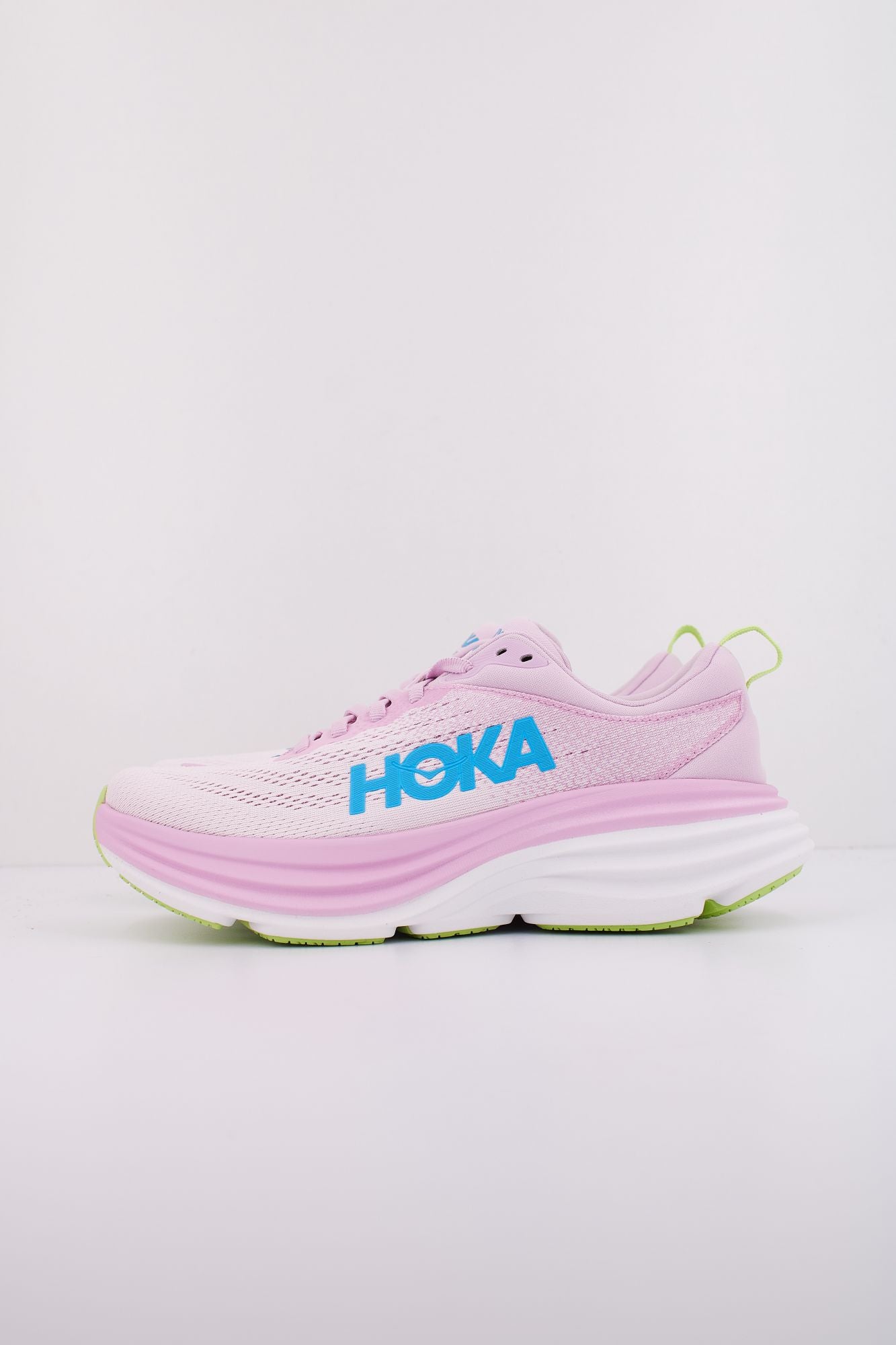 HOKA BONDI 8 en color ROSA (1)