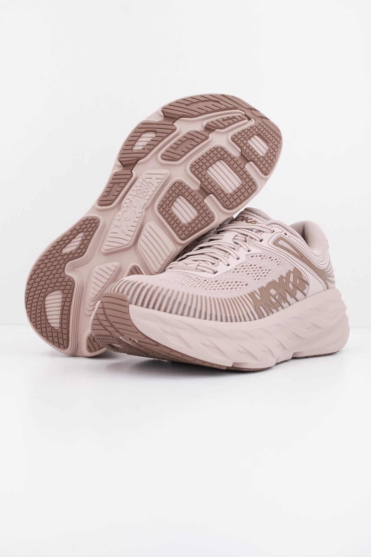 HOKA  W BONDI 7  en color ROSA (5)