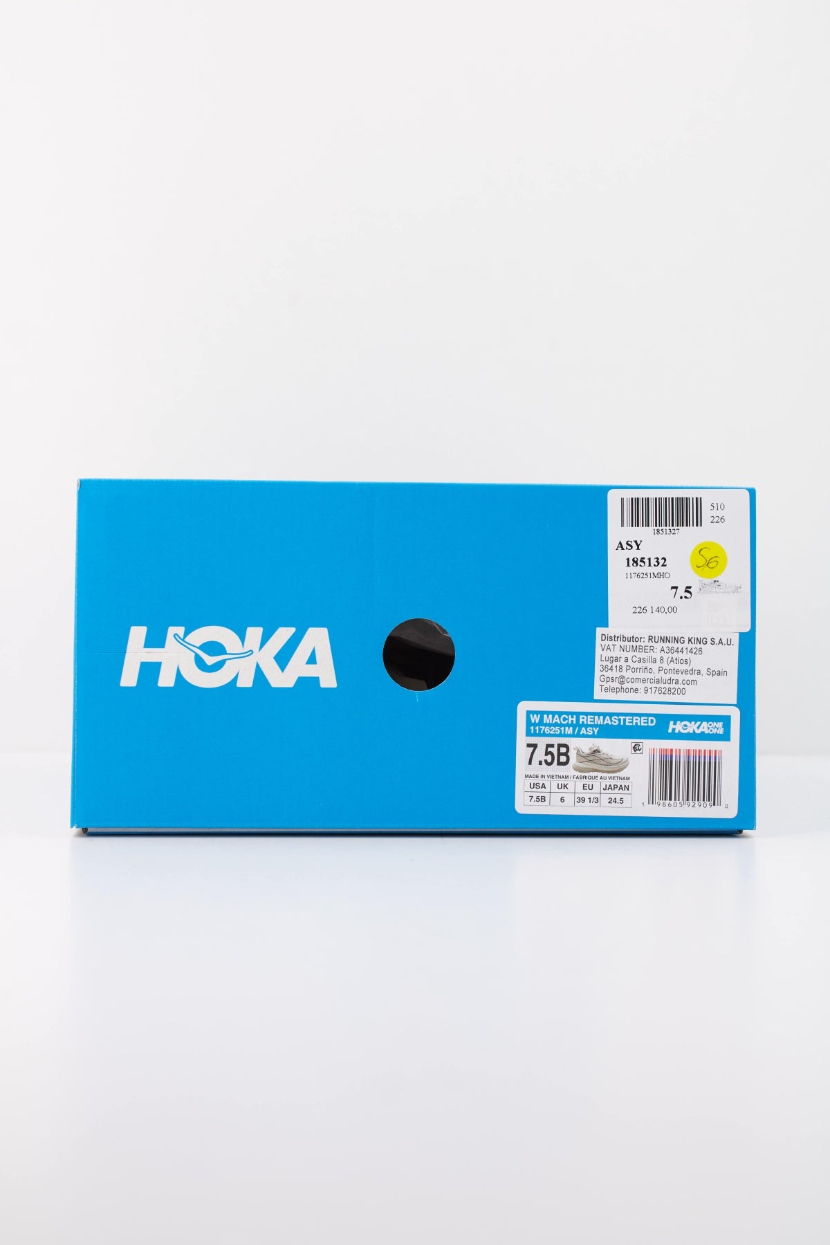HOKA MACH REMASTERED 1176251 en color BLANCO (6)