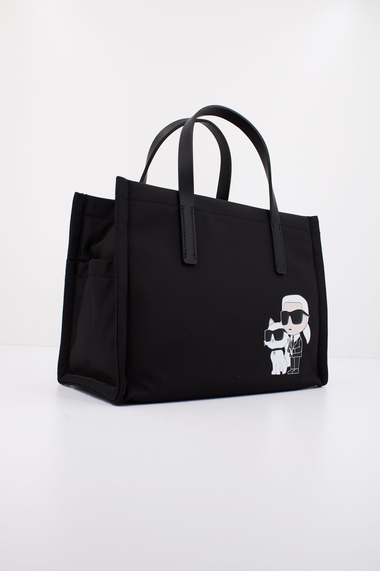 KARL LAGERFELD K/IKONIK 2.0 NYLON SM CB T en color NEGRO (3)