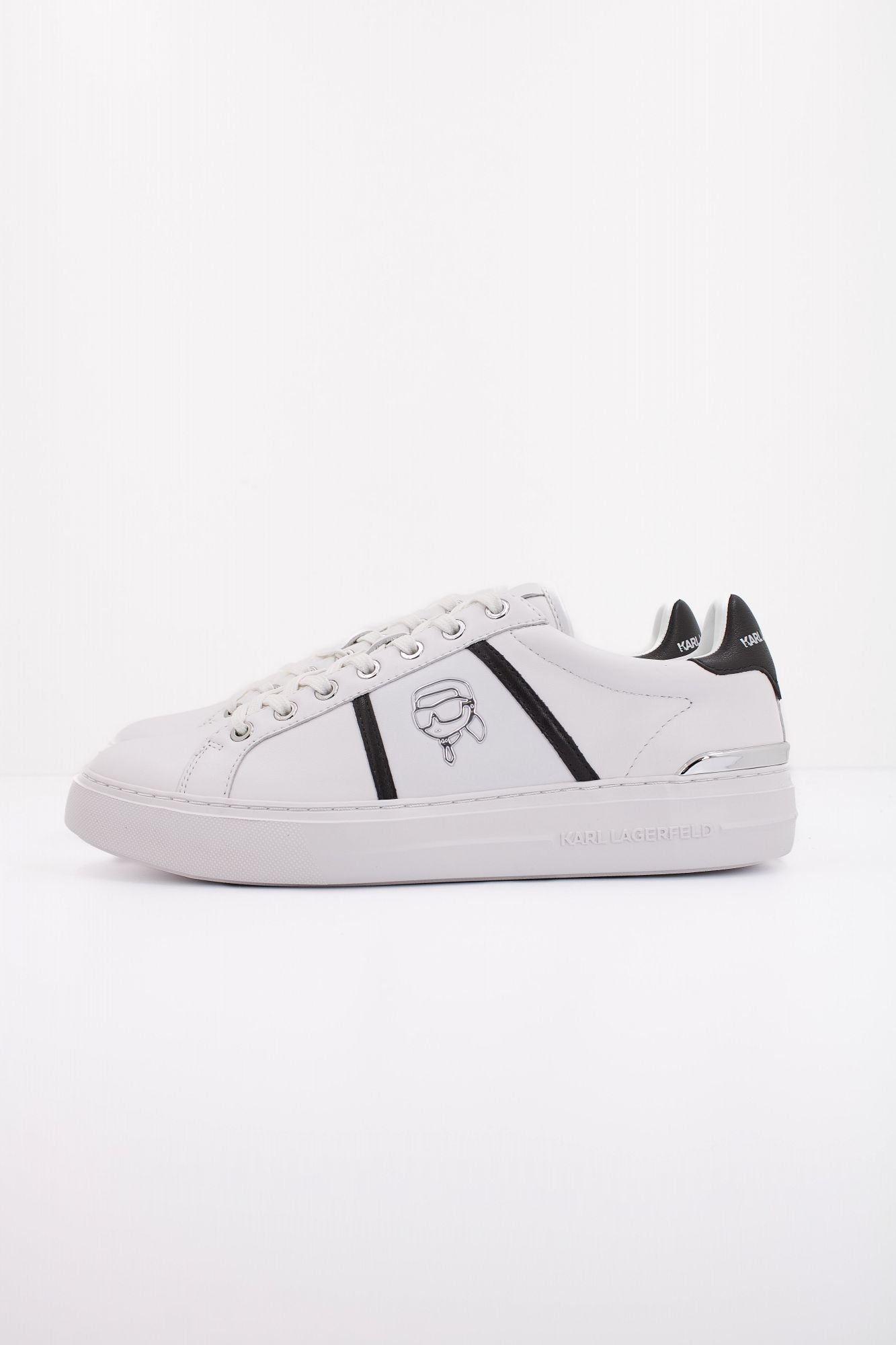 KARL LAGERFELD NFT OUTLINE LOGO en color BLANCO (1)