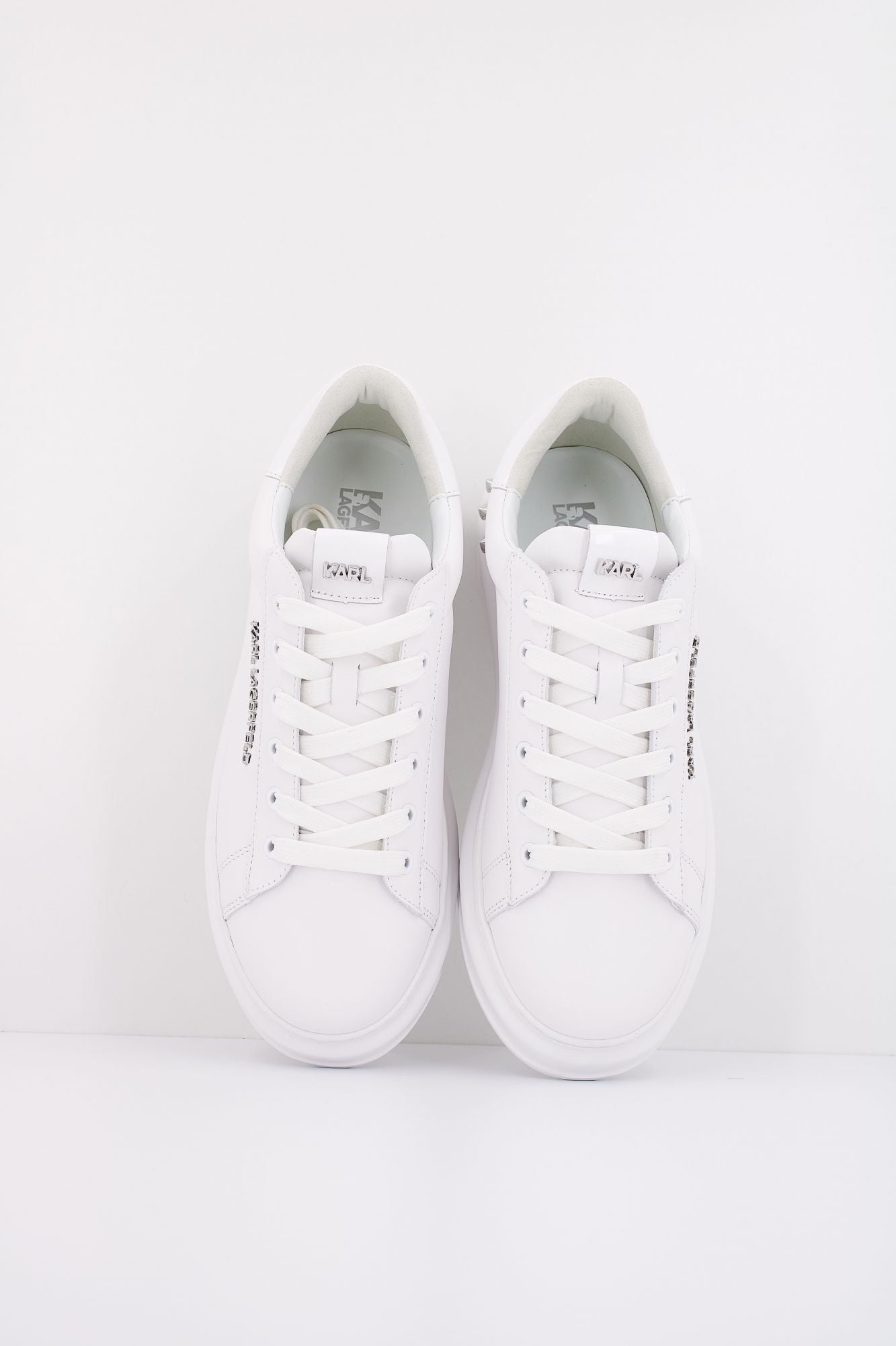 KARL LAGERFELD KAPRI MENS STUDEBAKKER LO en color BLANCO (3)