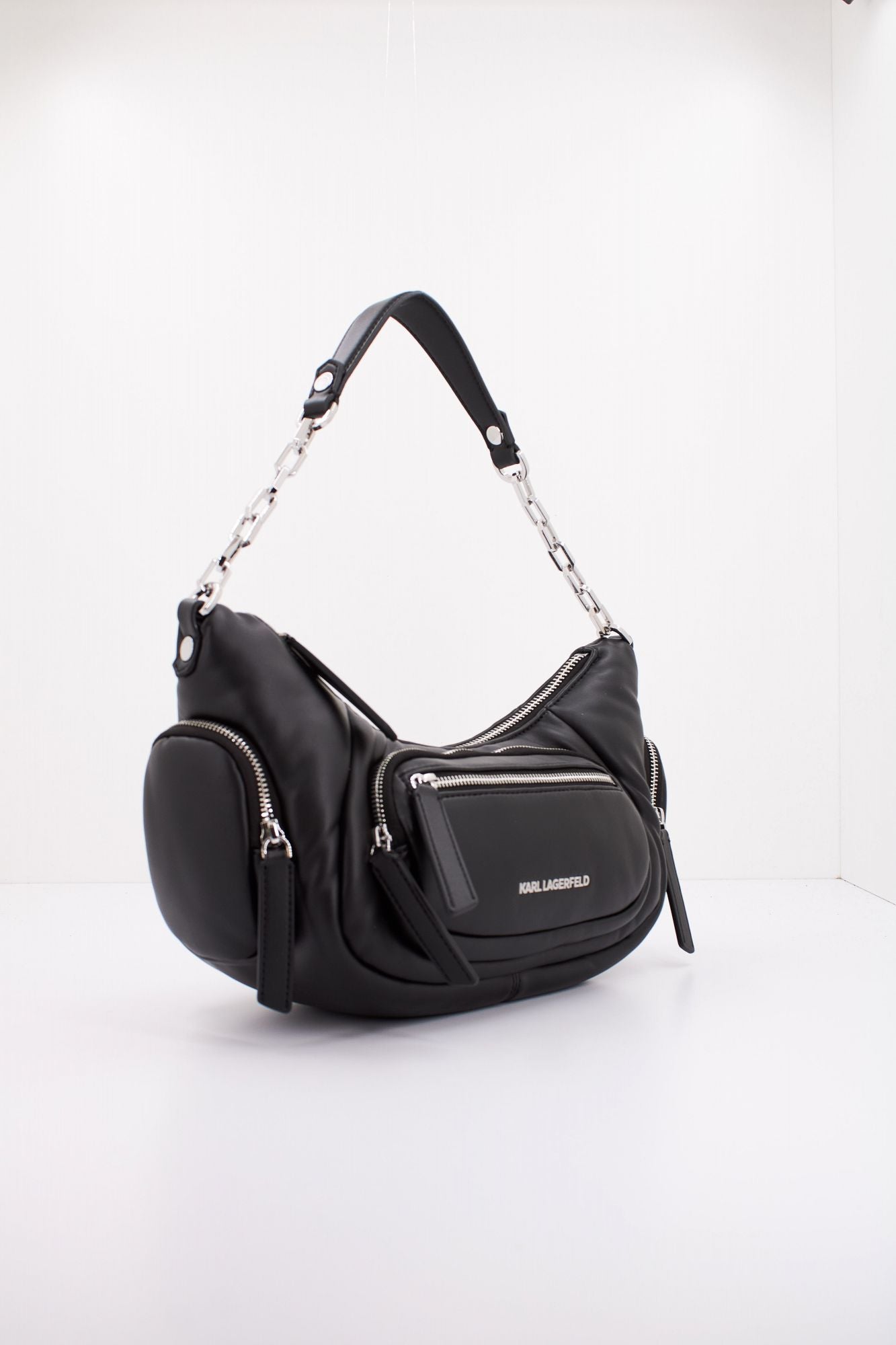 KARL LAGERFELD K/CITY MD SHOULDERBAG en color NEGRO (2)