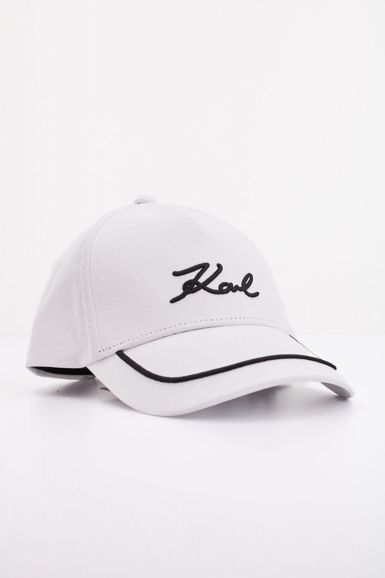 KARL LAGERFELD K/SIGNATURE PIPING CAP en color BLANCO (2)