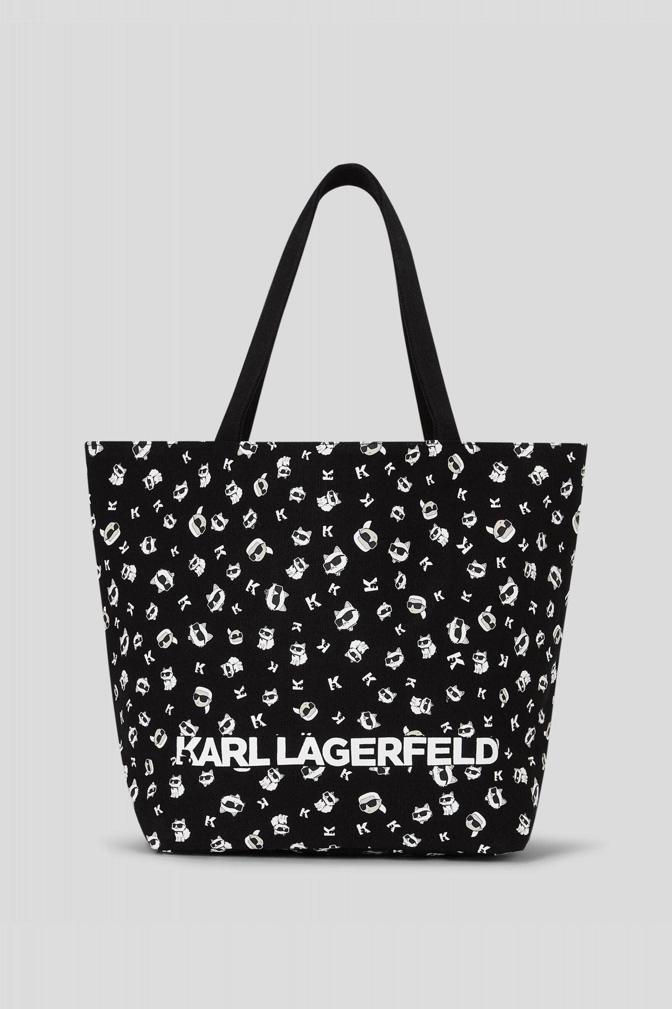 KARL LAGERFELD K/IKONIK 2.0 SHOPPER XL KC en color NEGRO (1)