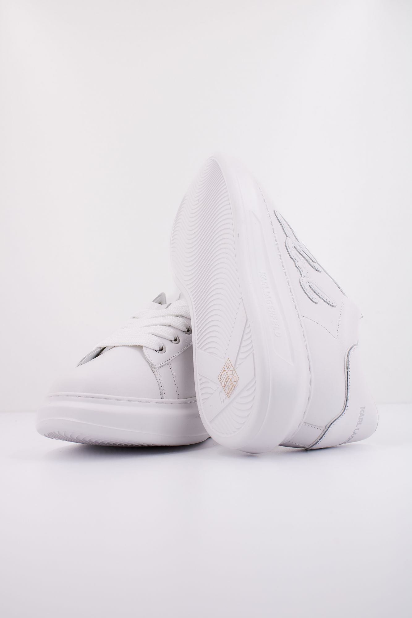 KARL LAGERFELD  KAPRI MENS SIGNIA PATCH EM en color BLANCO (5)