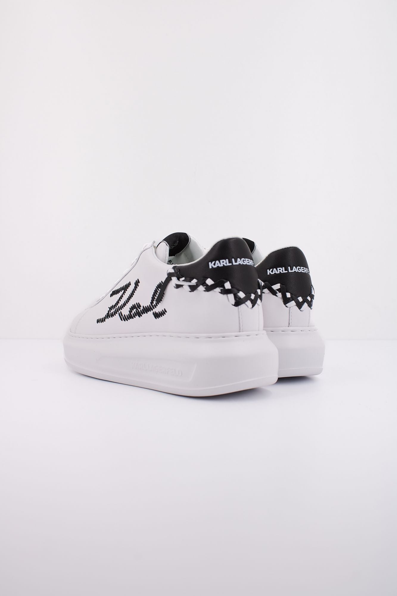 KARL LAGERFELD KAPRI WHIPSTITCH LO LACE en color BLANCO (4)