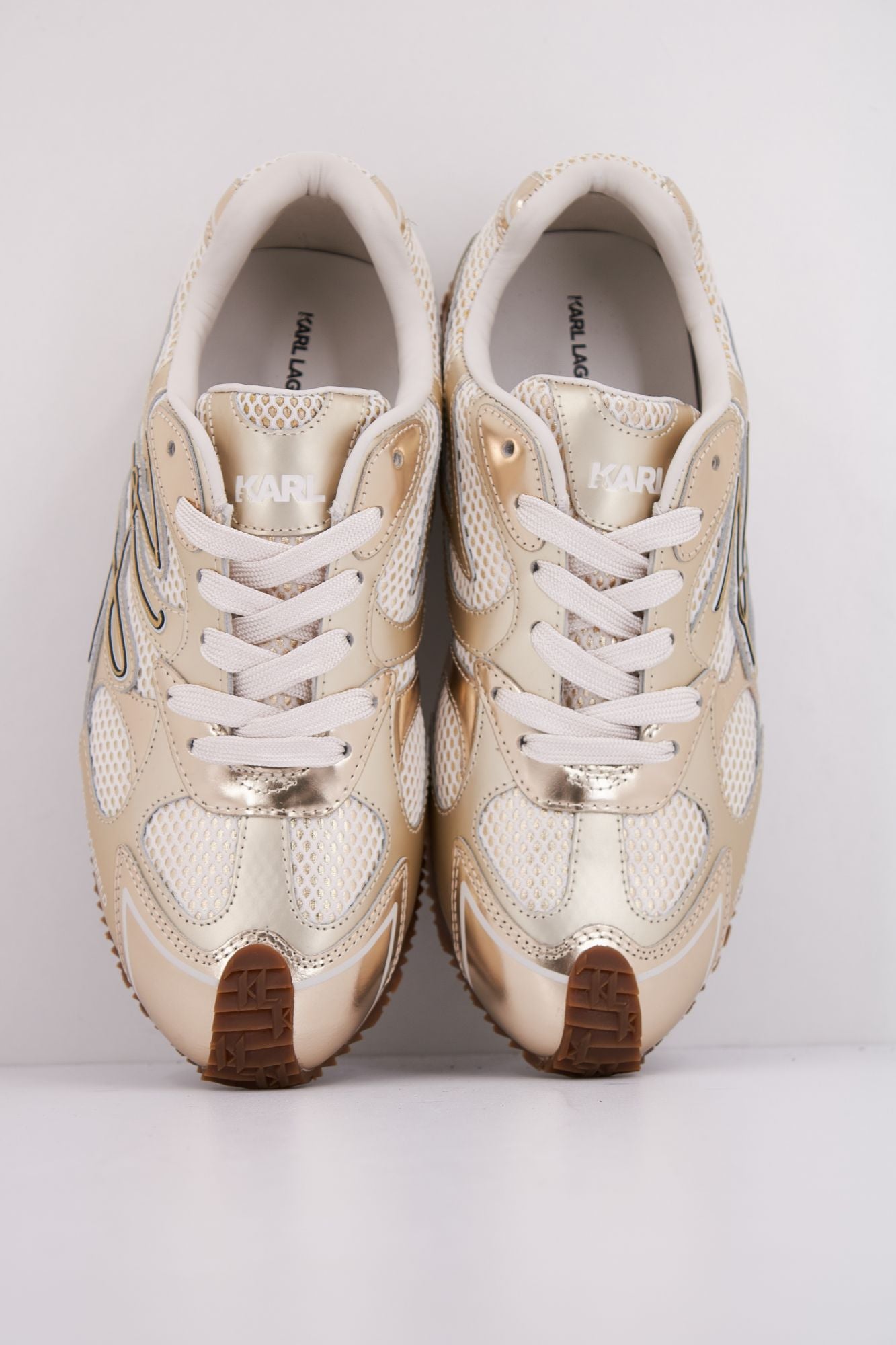 KARL LAGERFELD VELOCETTE AUTOGRAPH OVERLAY en color ORO (3)