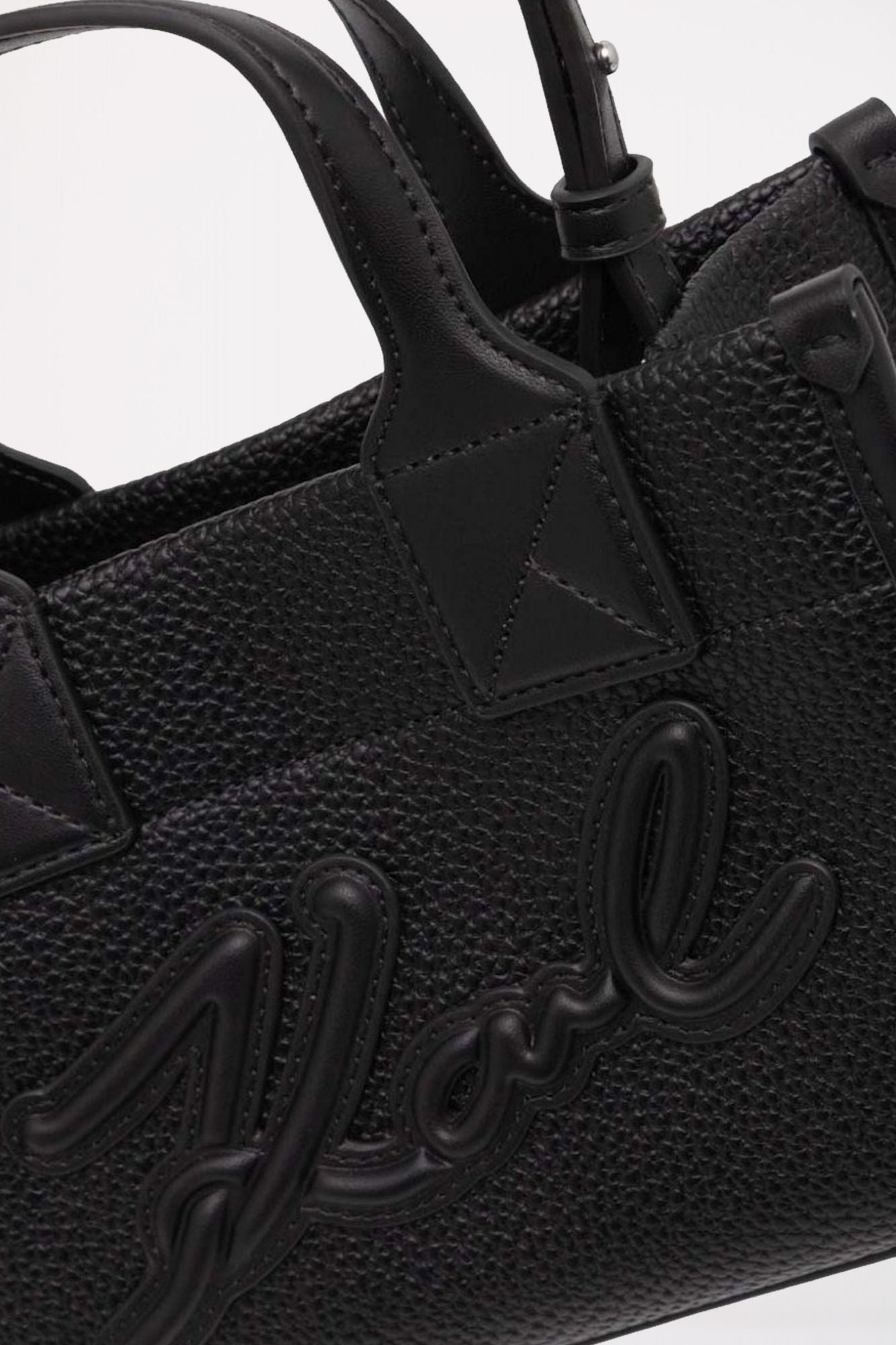 KARL LAGERFELD SKUARE SM TOTE GRAINY en color NEGRO (4)