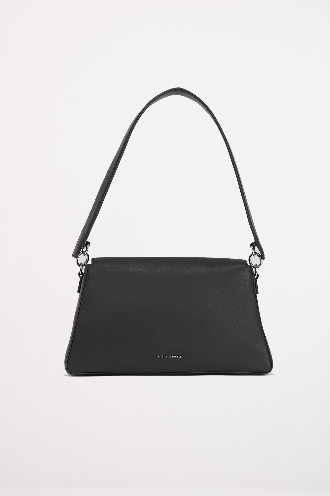 KARL LAGERFELD IKON K SOFT SHOULDER BAG en color NEGRO (2)