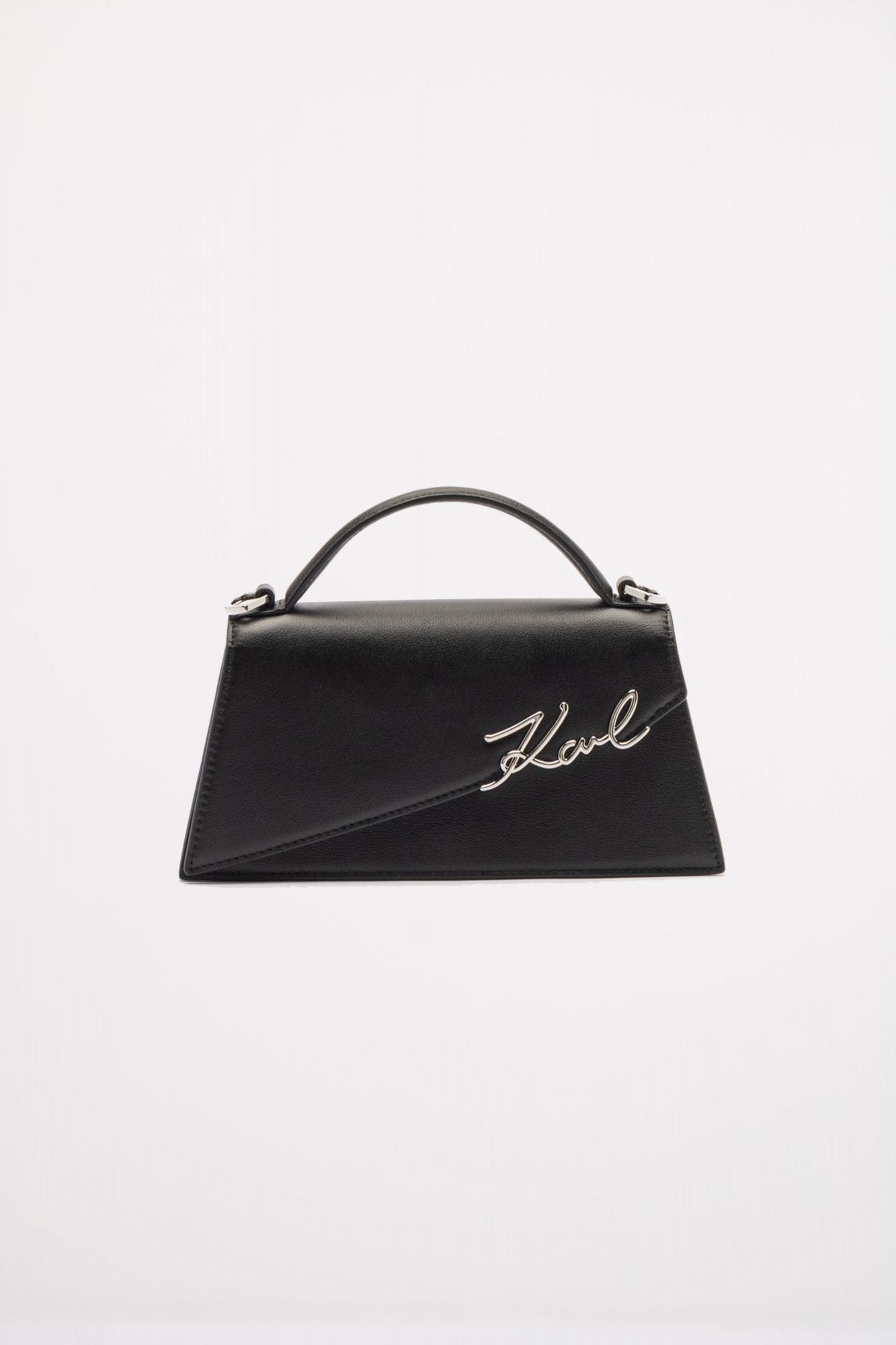 KARL LAGERFELD SIGNATURE SLIM CROSSBODY en color NEGRO (1)