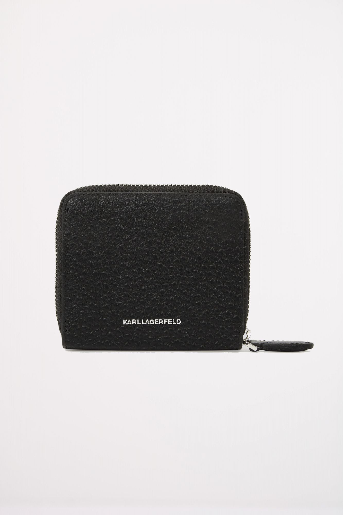 KARL LAGERFELD  IKON PEBBLE MD BIFOLD WLLT en color NEGRO (2)