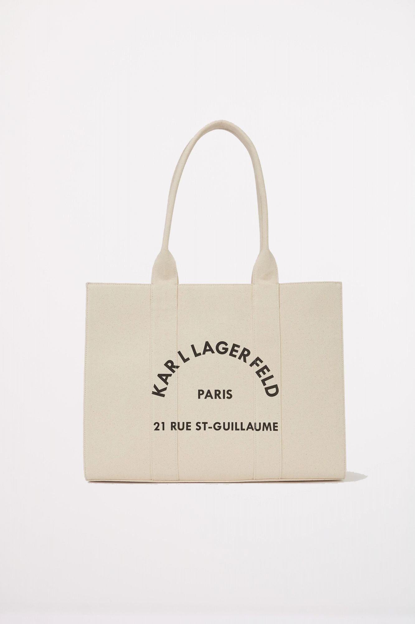KARL LAGERFELD SRSG SQUARE LARGE TOTE en color MARRON CLARO (1)