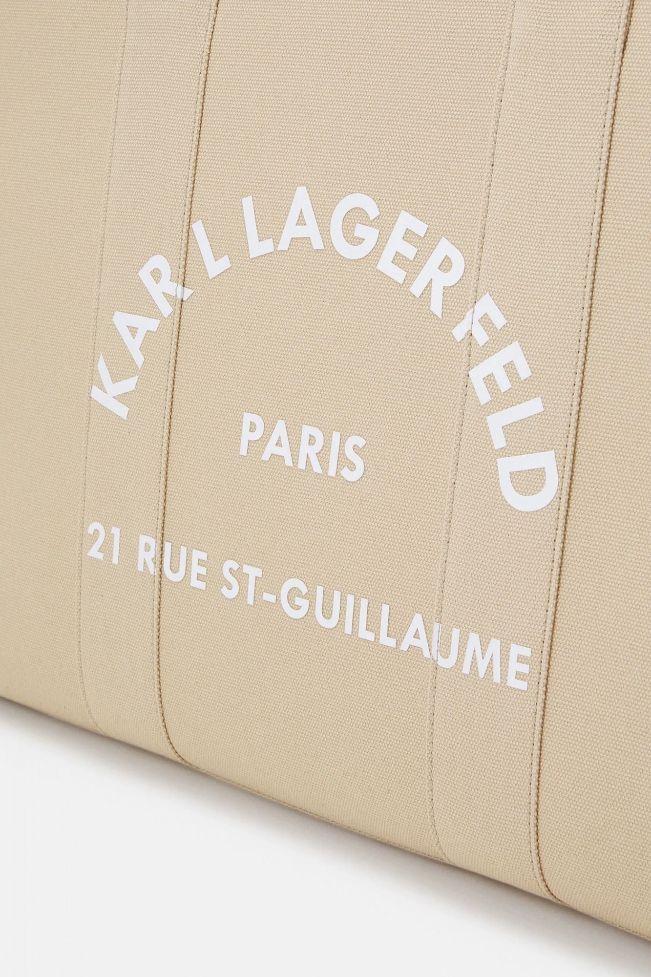 KARL LAGERFELD SRSG SQUARE LARGE TOTE en color MARRON CLARO (3)