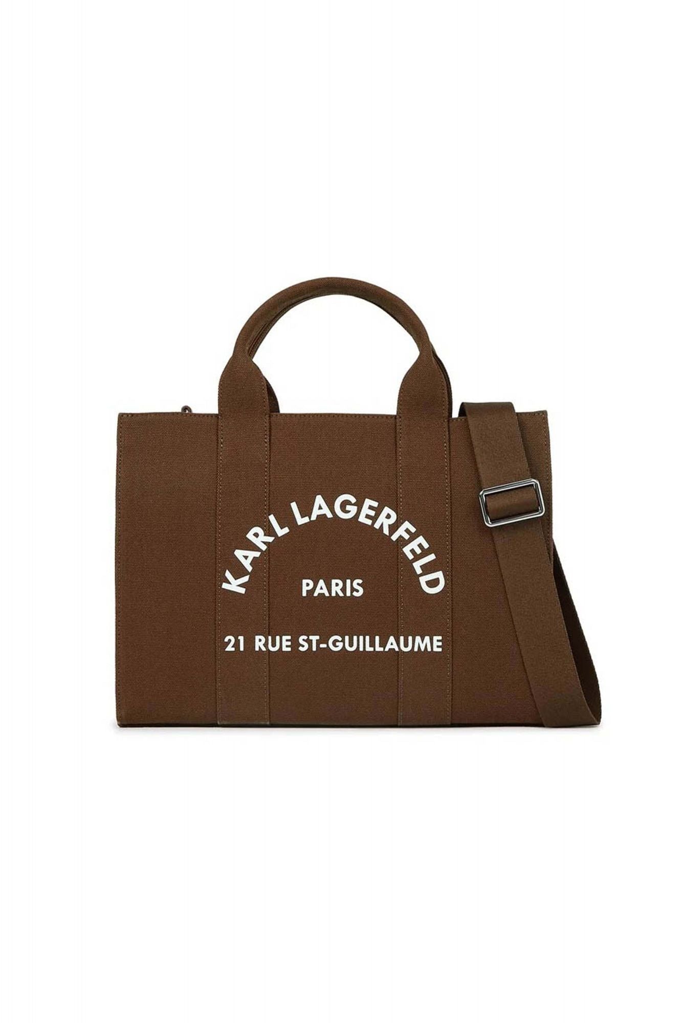 KARL LAGERFELD RSG SQUARE MEDIUM TOTE en color MARRON (1)