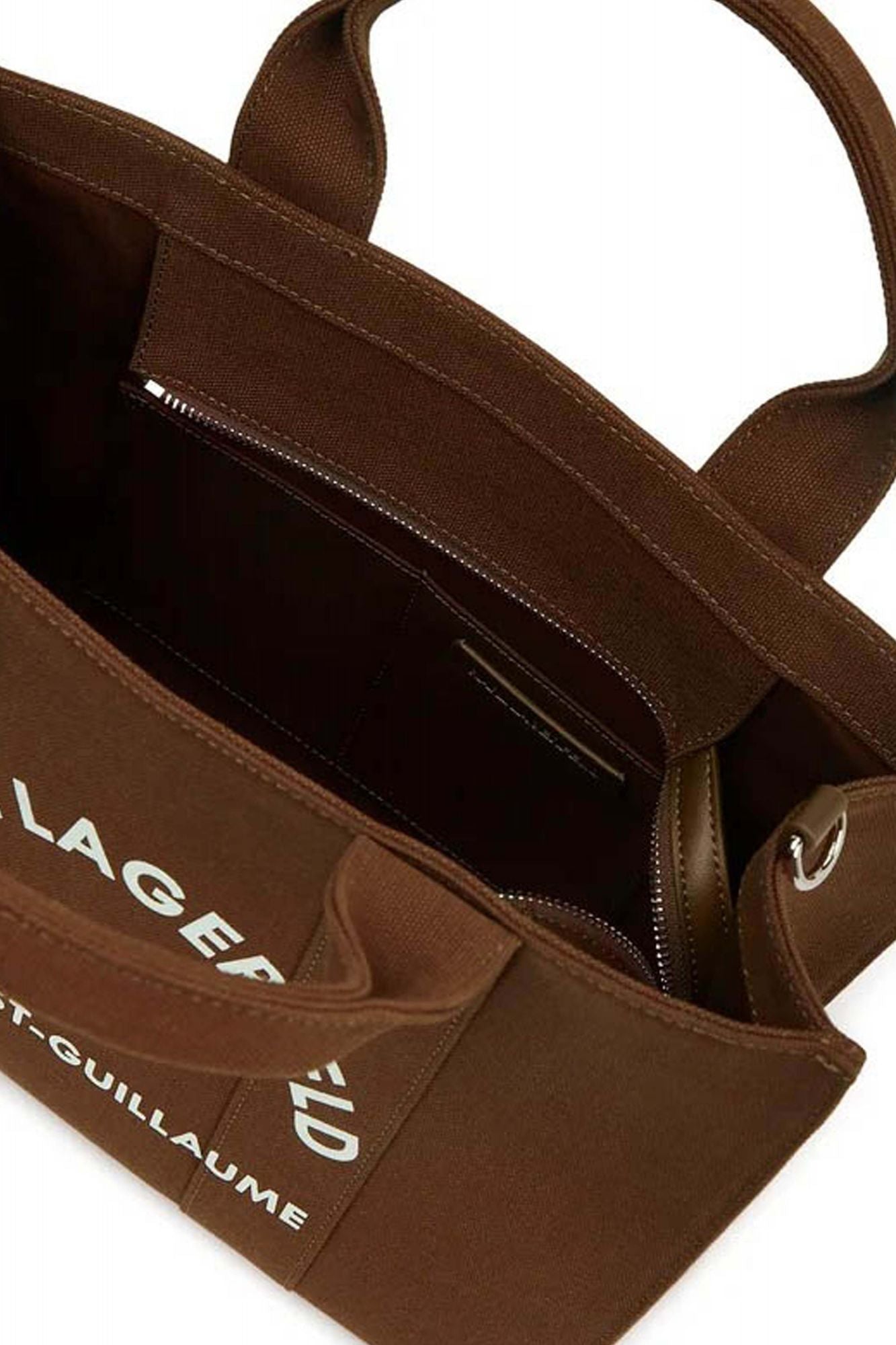 KARL LAGERFELD RSG SQUARE MEDIUM TOTE en color MARRON (3)