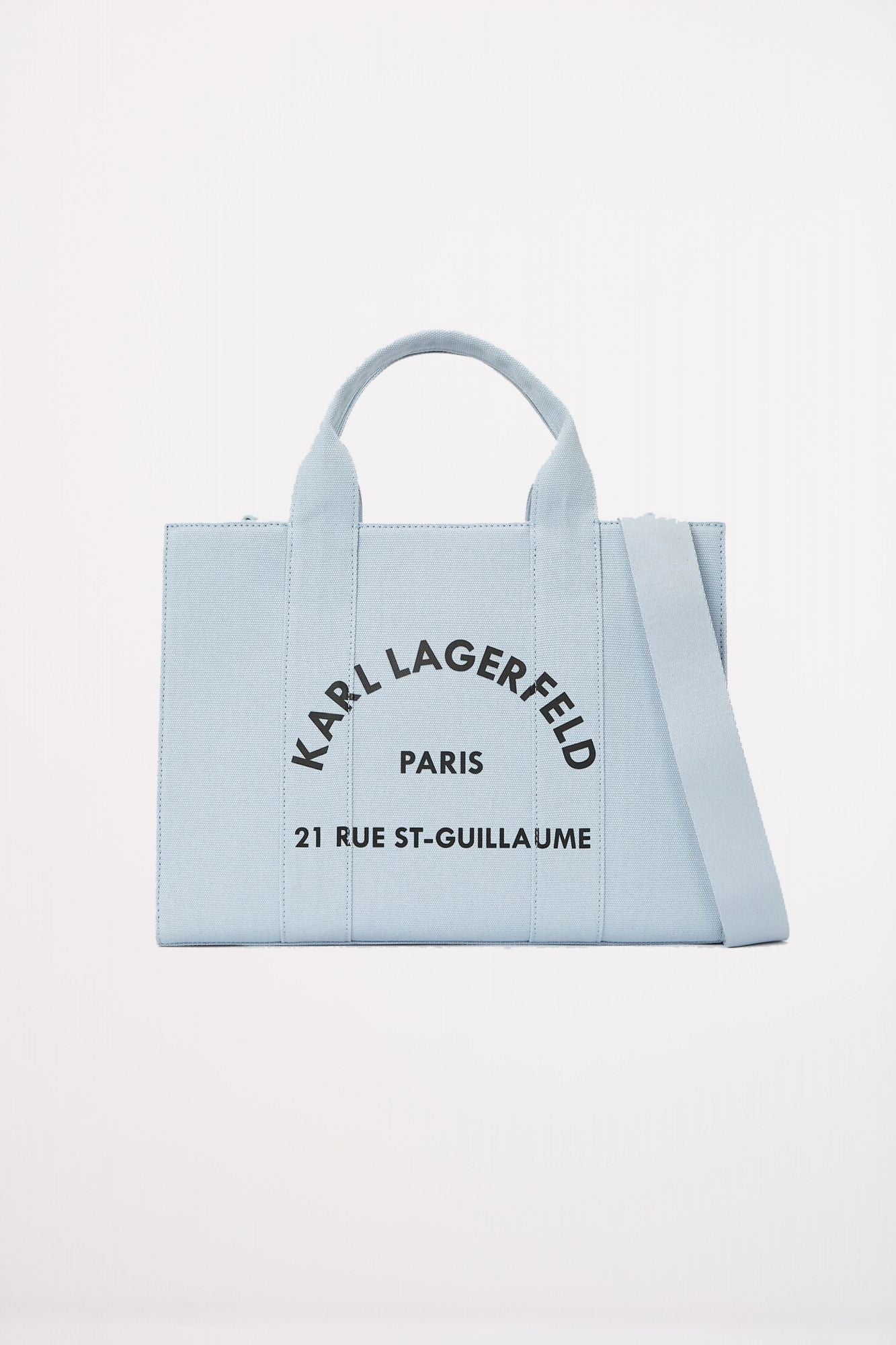 KARL LAGERFELD  RSG SQUARE MEDIUM TOTE en color AZUL (1)