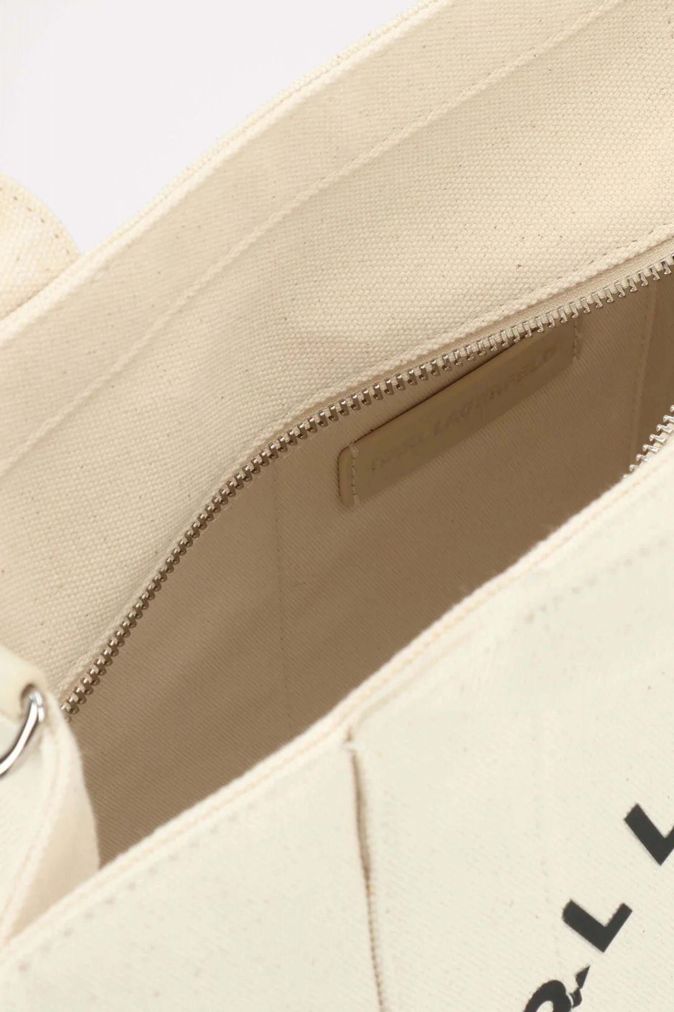 KARL LAGERFELD K RSG SQUARE MEDIUM TOTE en color BEIS (4)