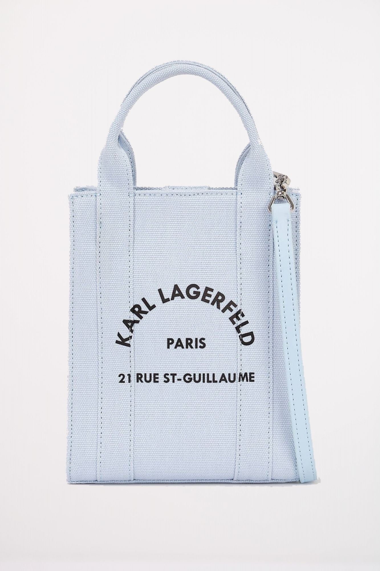 KARL LAGERFELD RSG SQUEARE SMALL TOTE en color AZUL (1)
