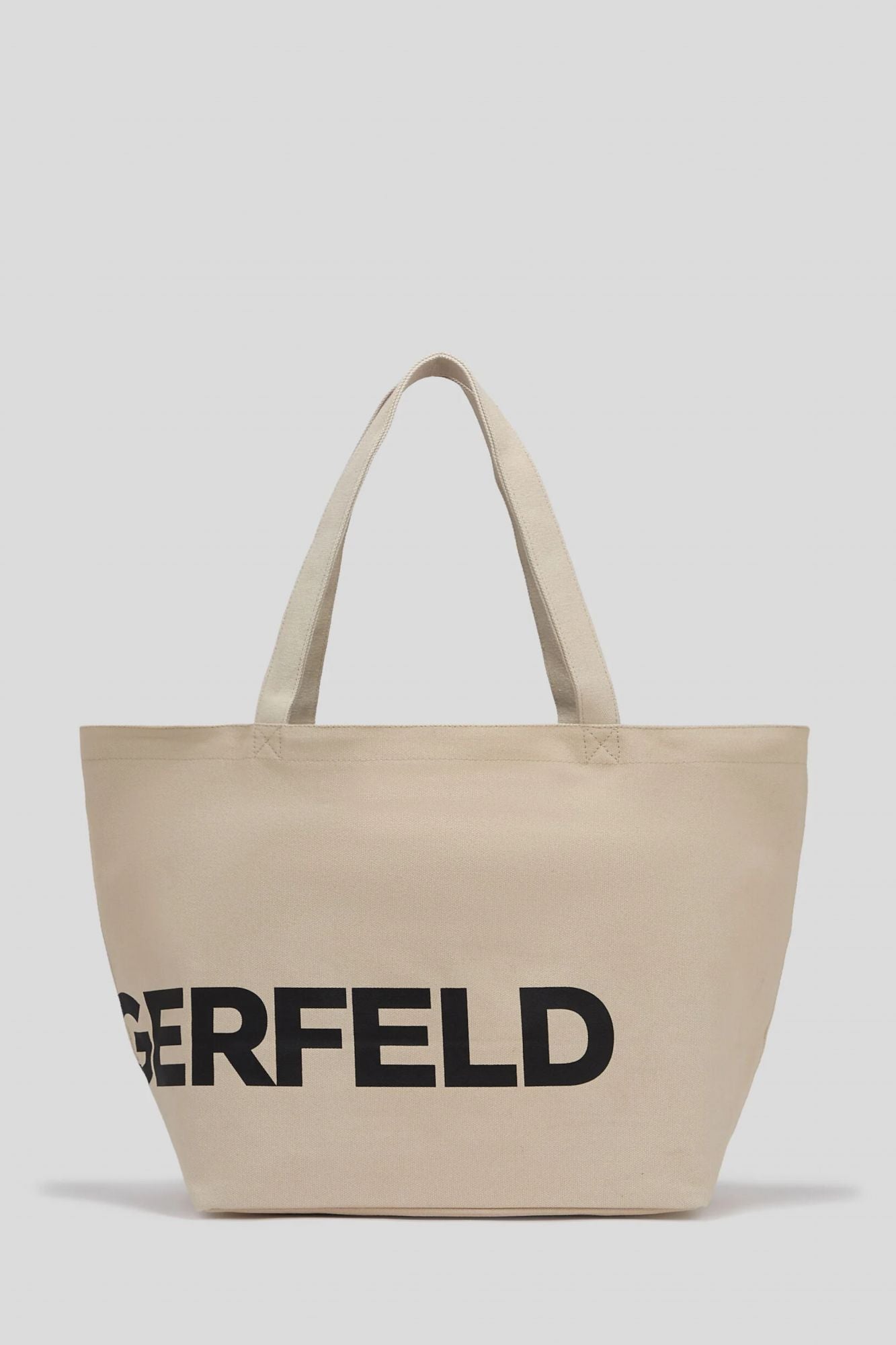 KARL LAGERFELD ESSENTIAL BIG LOGO SHOPPER en color BEIS (2)
