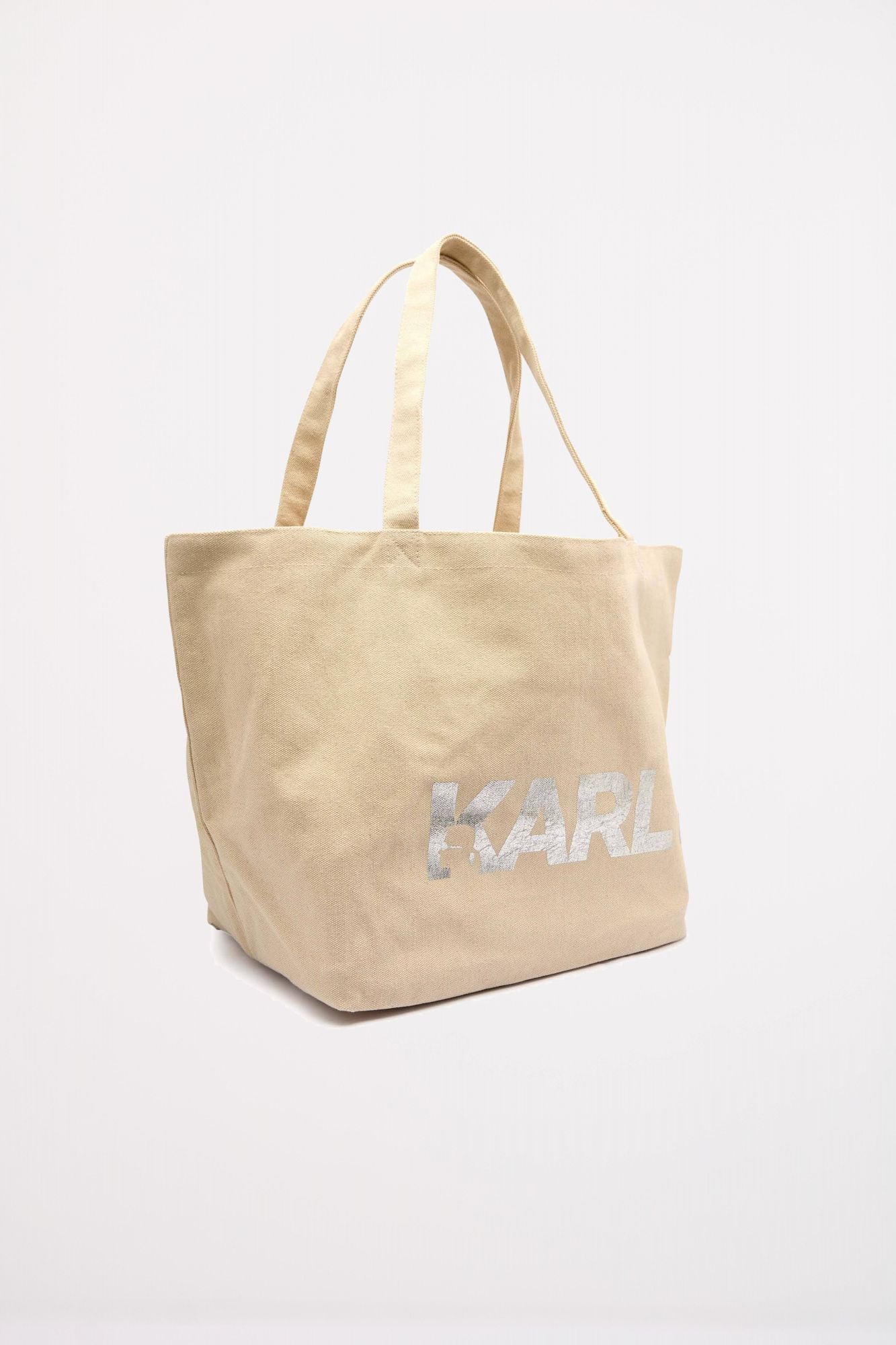 KARL LAGERFELD K ESSENTIAL BIG LOGO SHOPP en color BEIS (2)