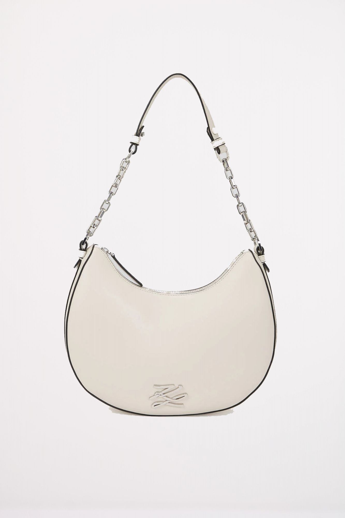 KARL LAGERFELD AUTOGRAPH MOON SHOULDER BA en color BEIS (1)